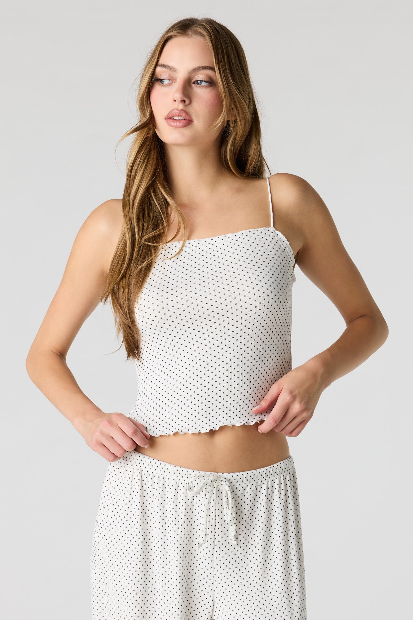Pointelle Tank & Pant Pajama Set