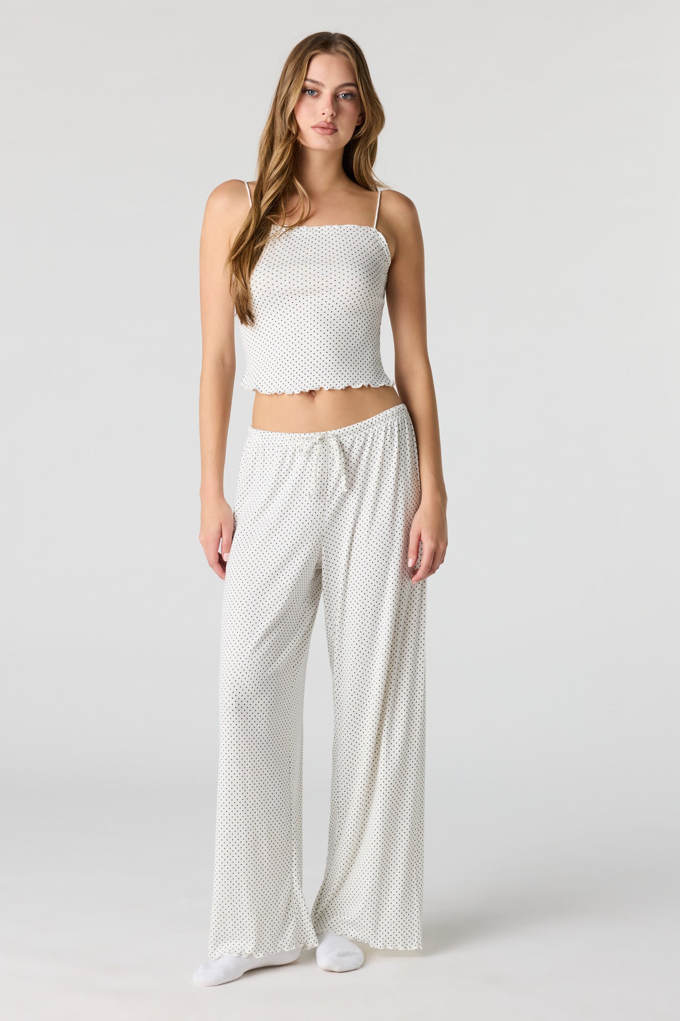Pointelle Tank & Pant Pajama Set