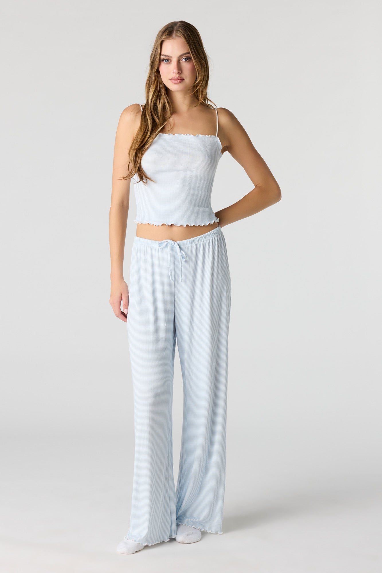 Pointelle Tank & Pant Pajama Set