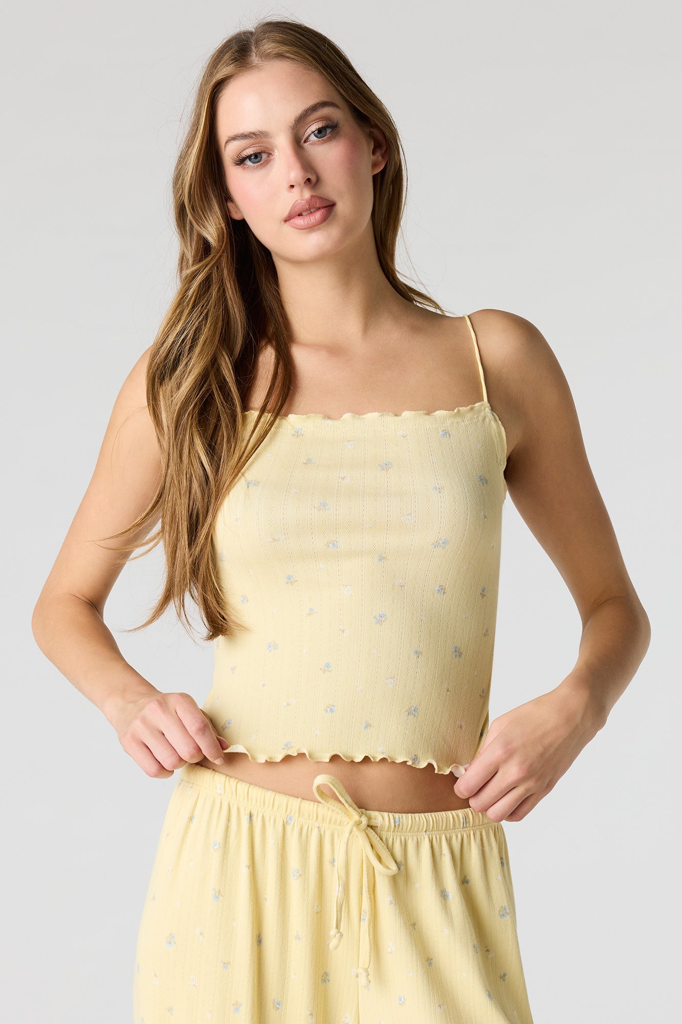 Pointelle Tank & Pant Pajama Set