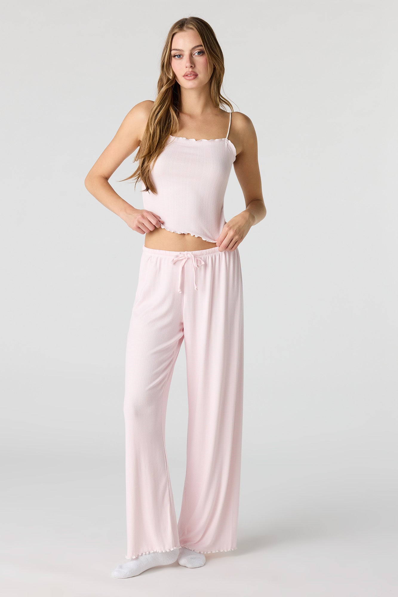 Pointelle Tank & Pant Pajama Set