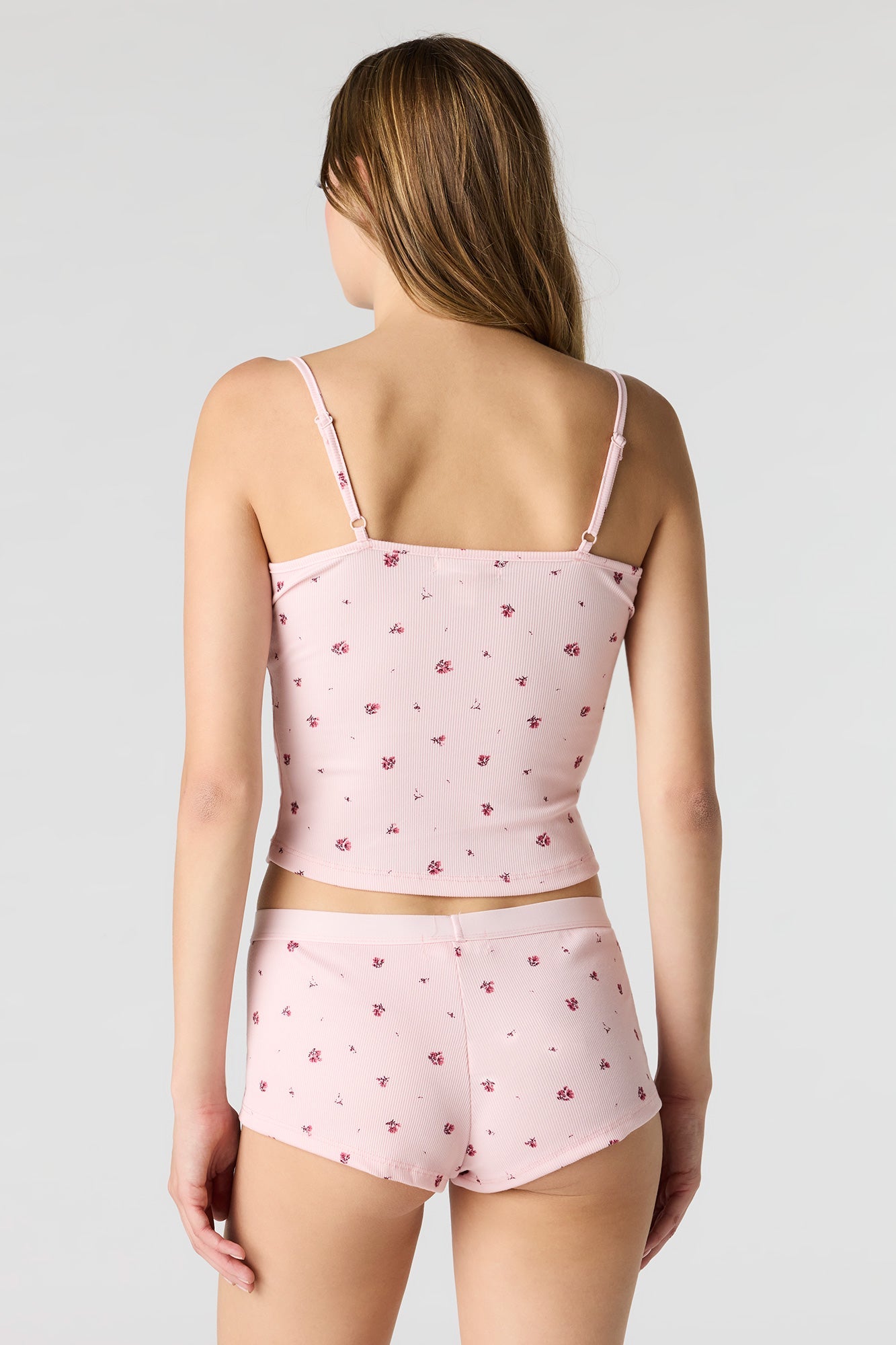 Ribbed Tank & Short Pajama Set