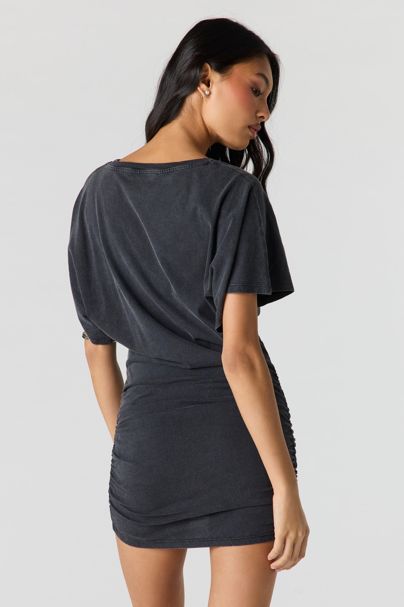 Washed Mini T-Shirt Dress