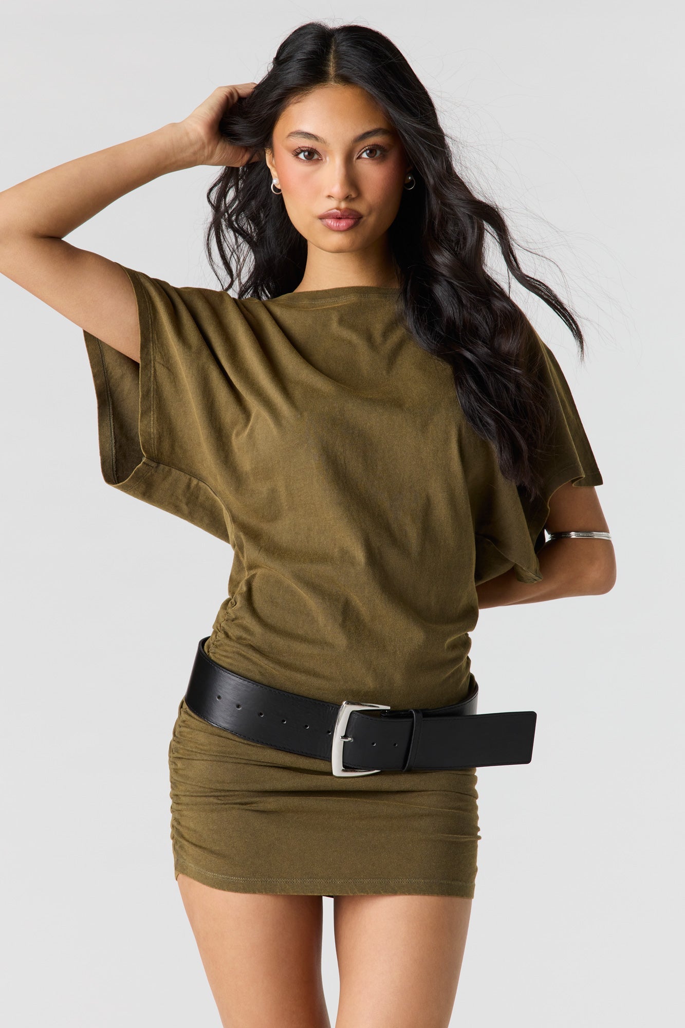 Washed Mini T-Shirt Dress