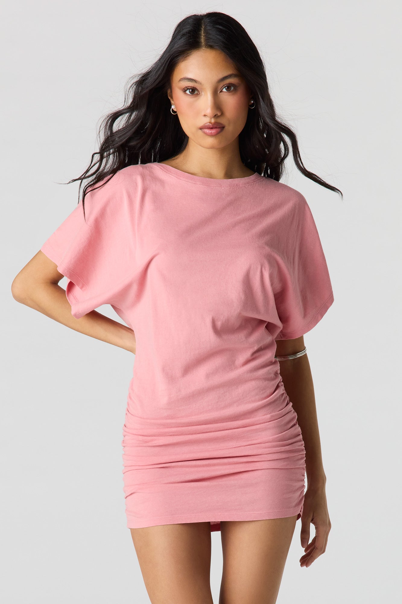 Washed Mini T-Shirt Dress
