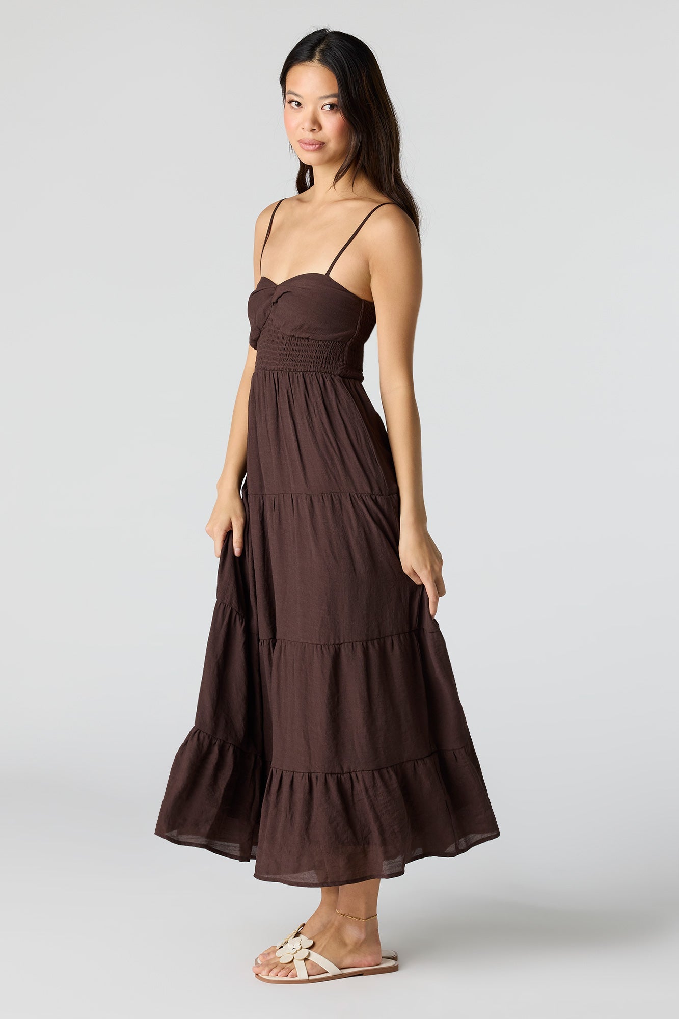 Smocked Tiered Maxi Dress