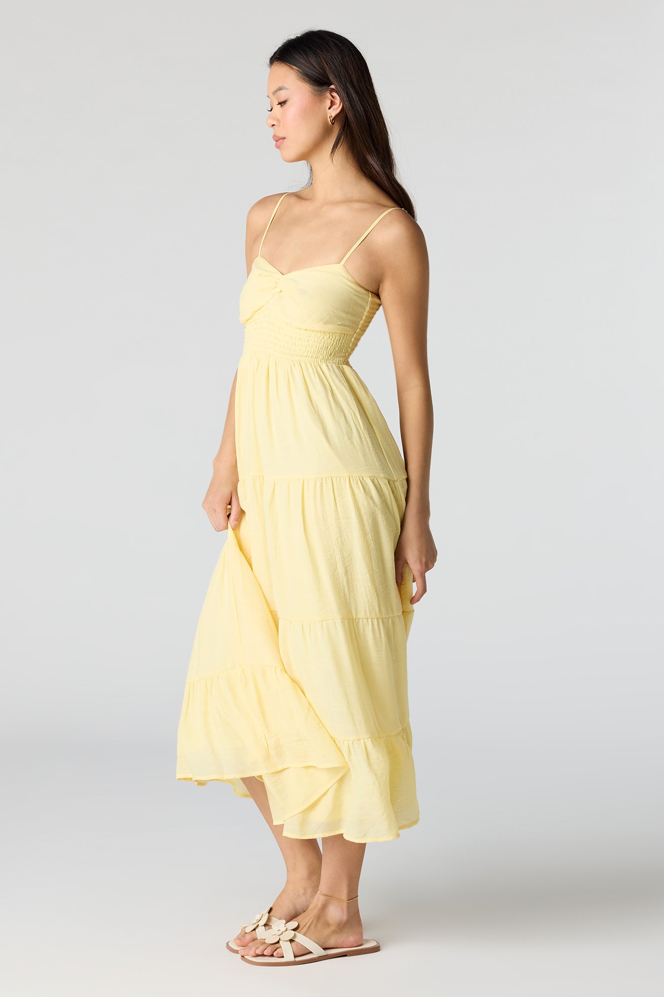 Smocked Tiered Maxi Dress