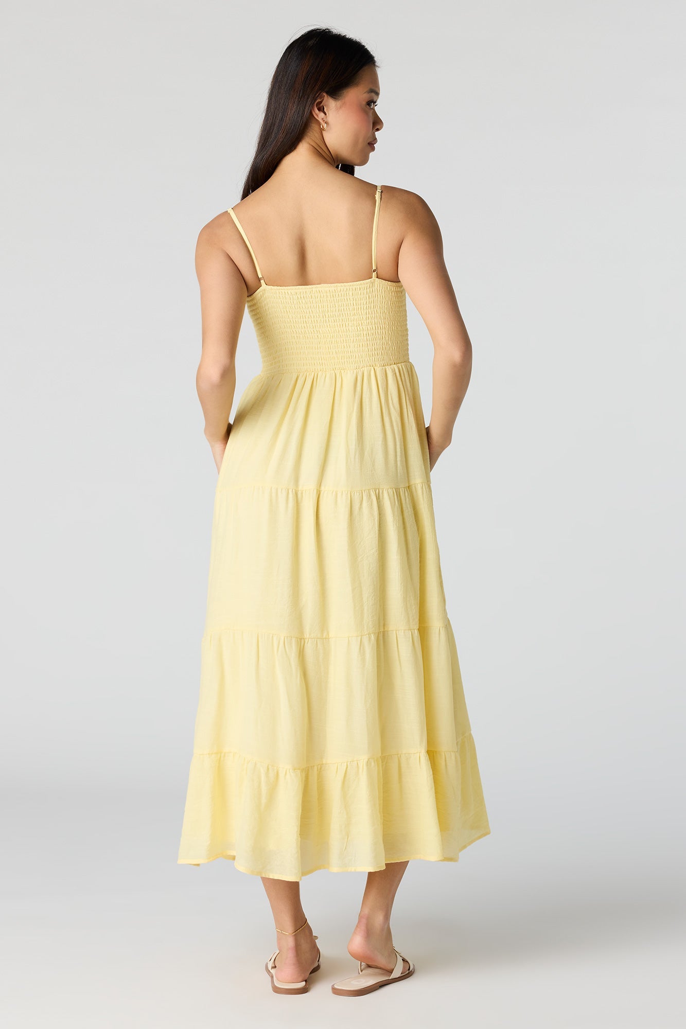 Smocked Tiered Maxi Dress