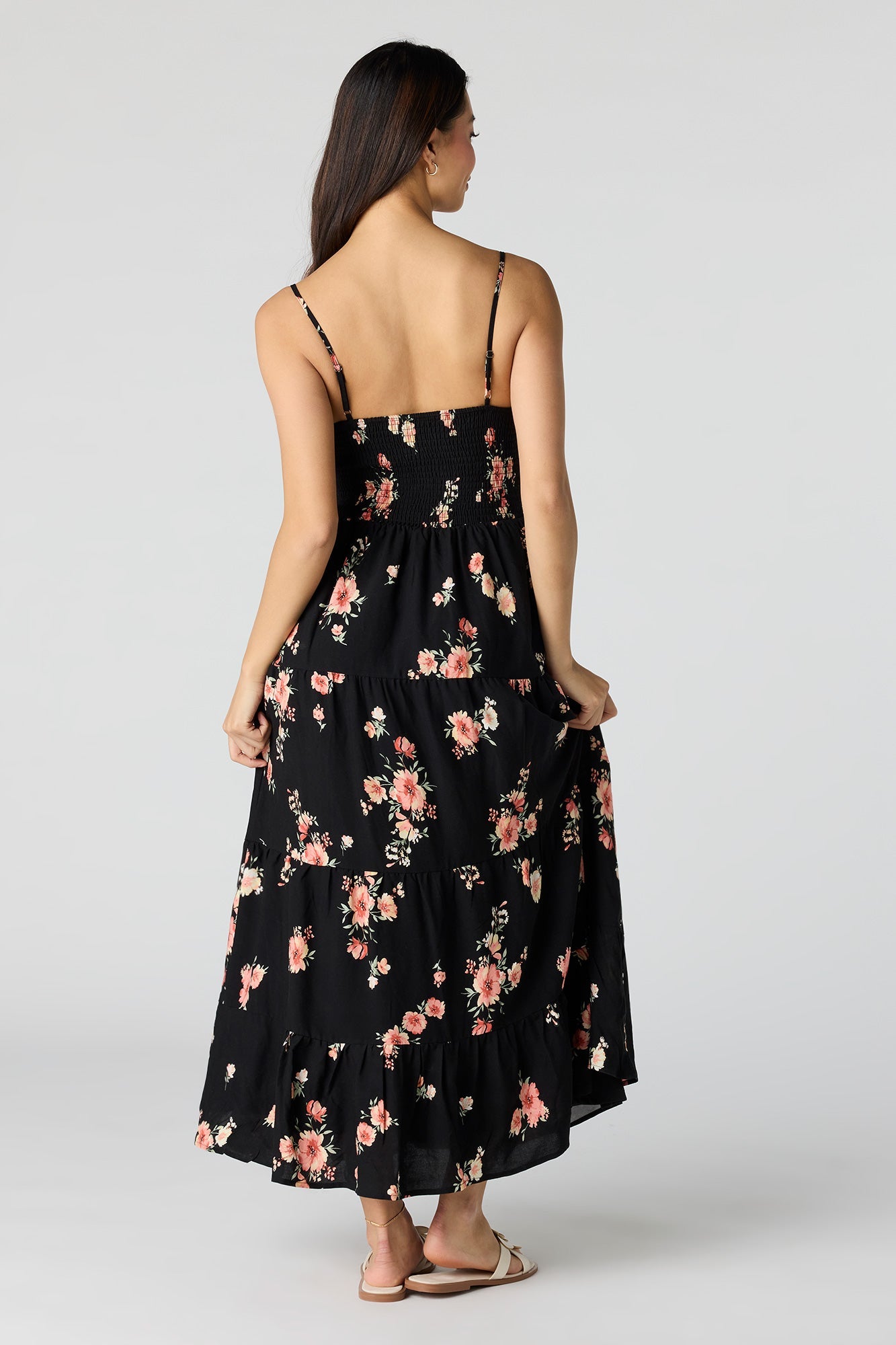 Smocked Tiered Maxi Dress
