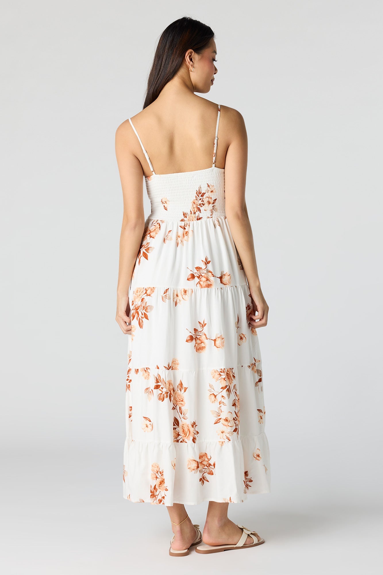 Smocked Tiered Maxi Dress