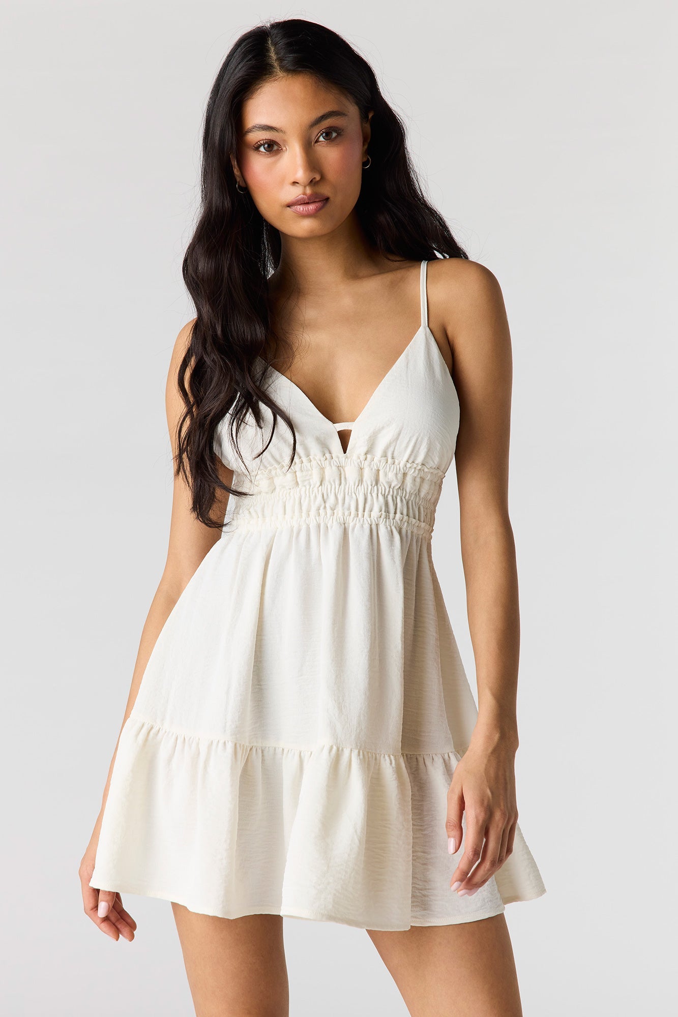 Sweetheart Babydoll Mini Dress