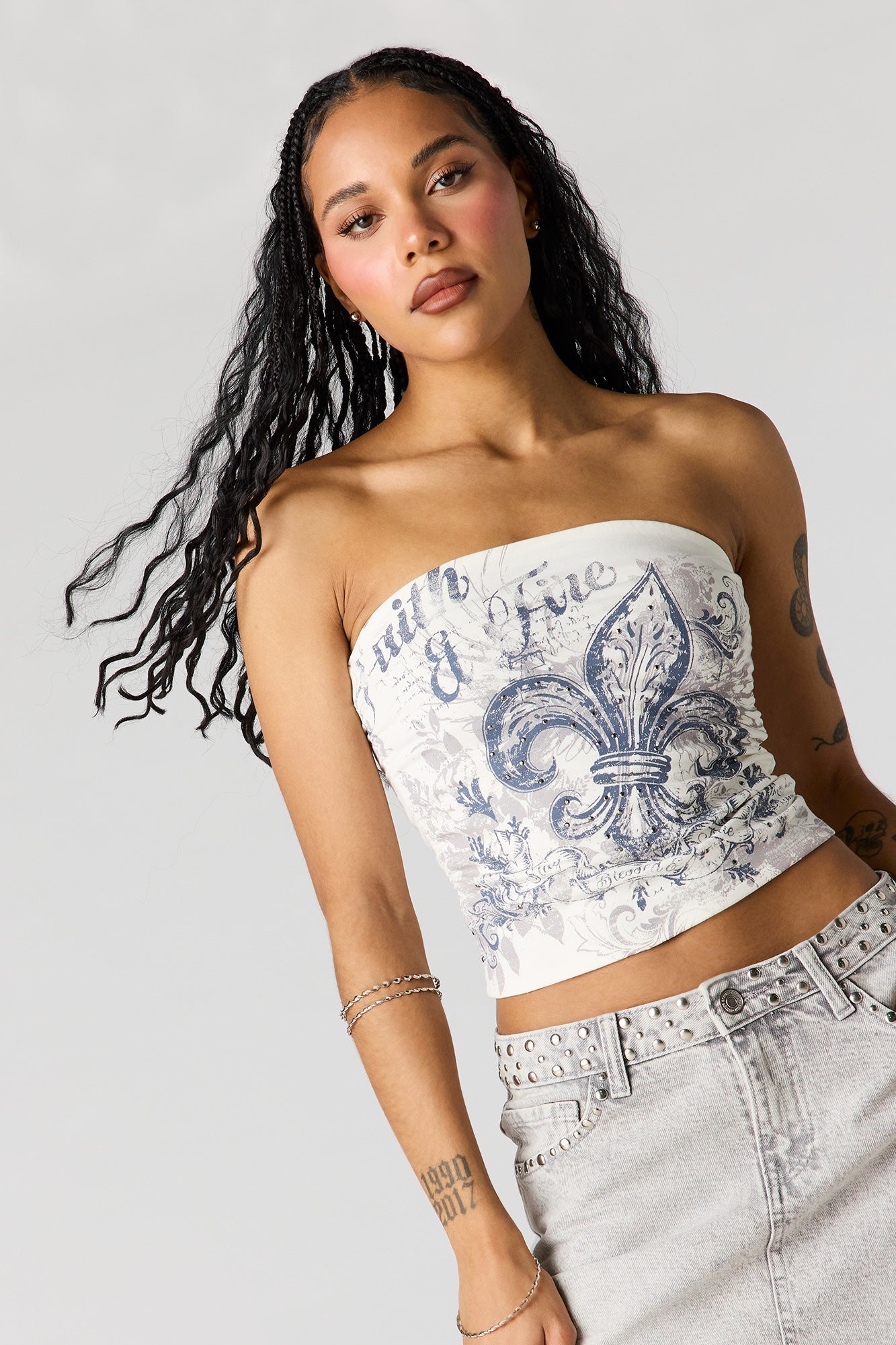 Graphic Tube Top
