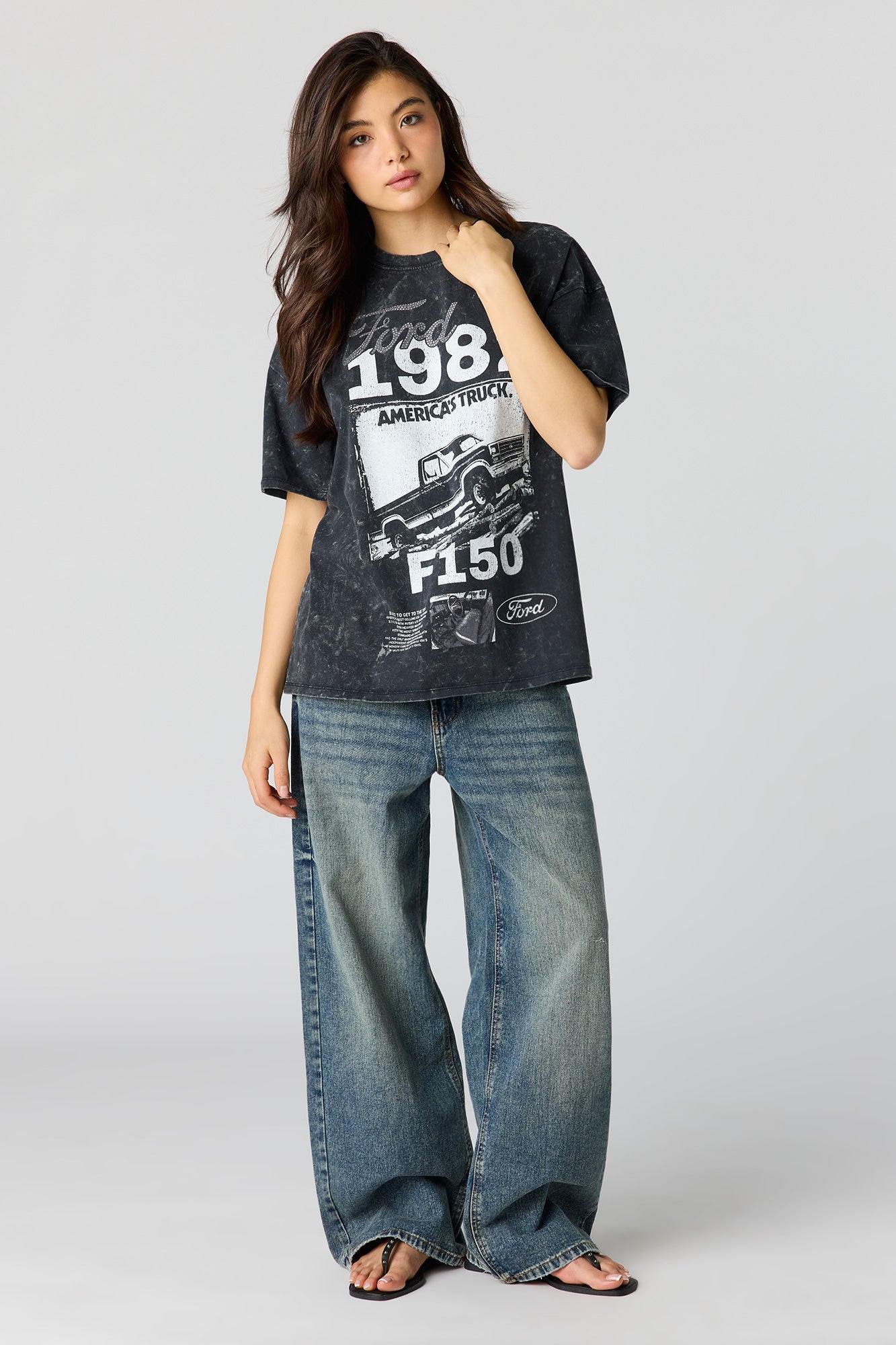 Ford Rhinestone Graphic T-Shirt