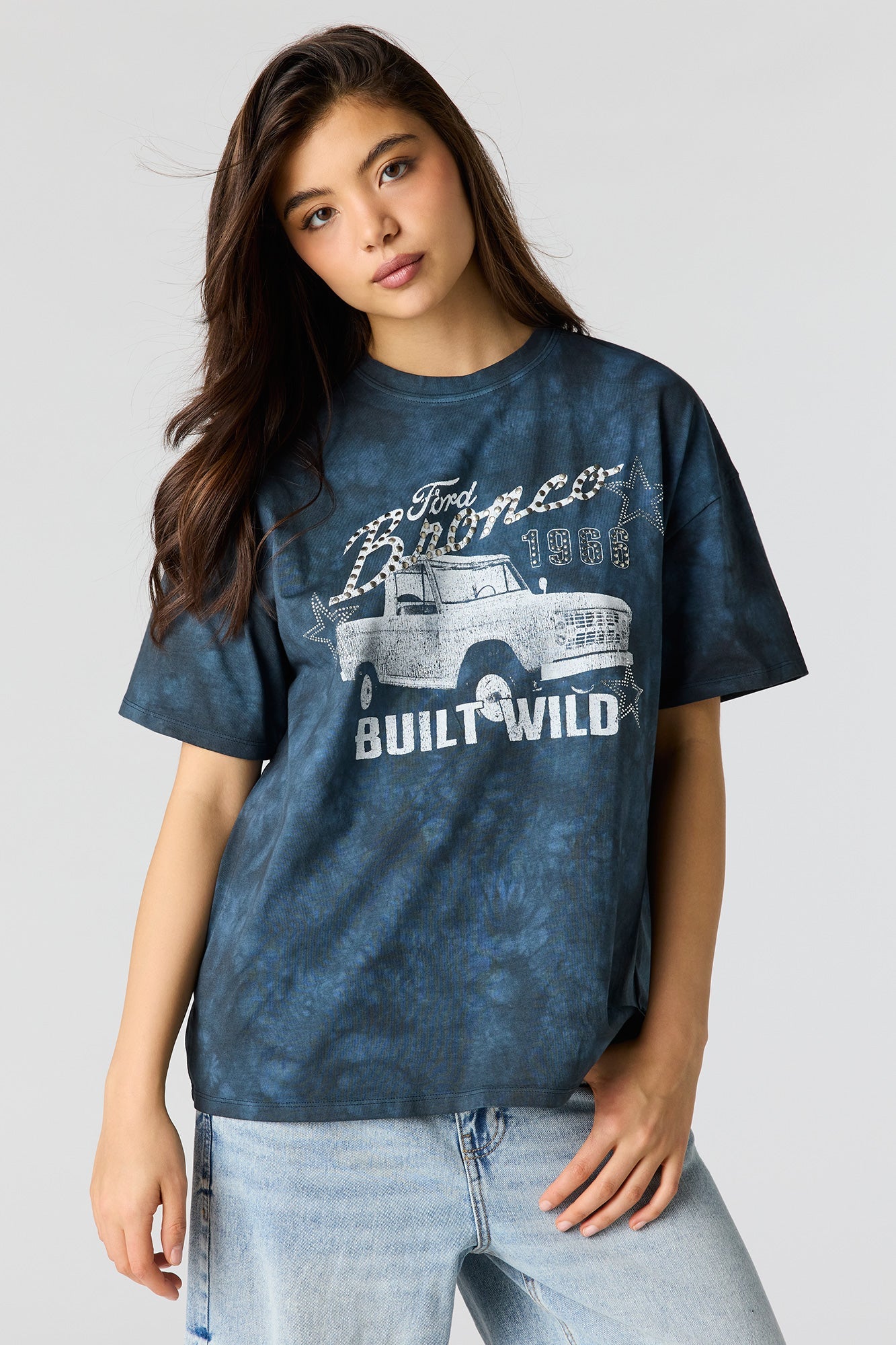 Ford Rhinestone Graphic T-Shirt