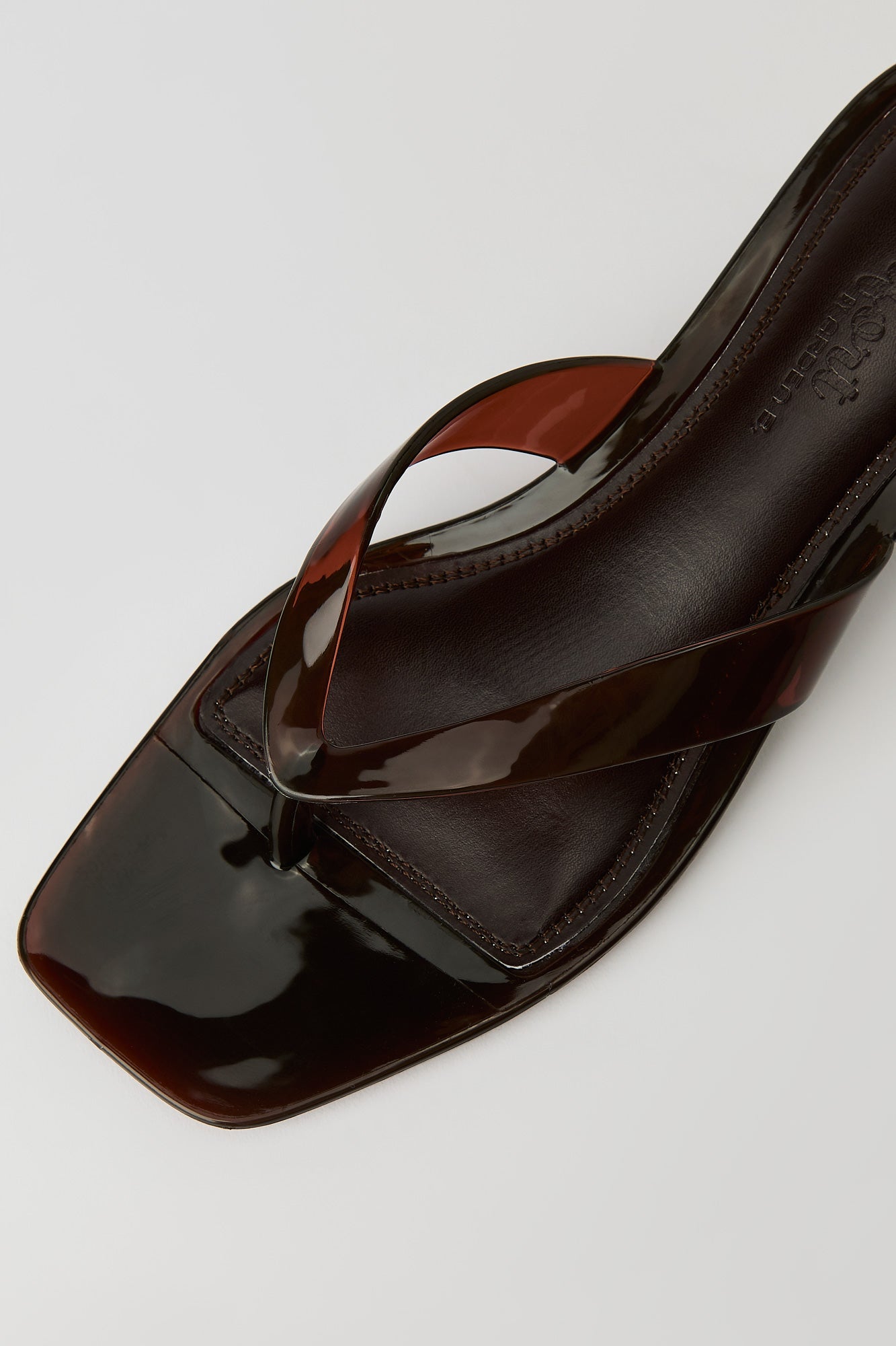 Jelly Thong Kitten Heel