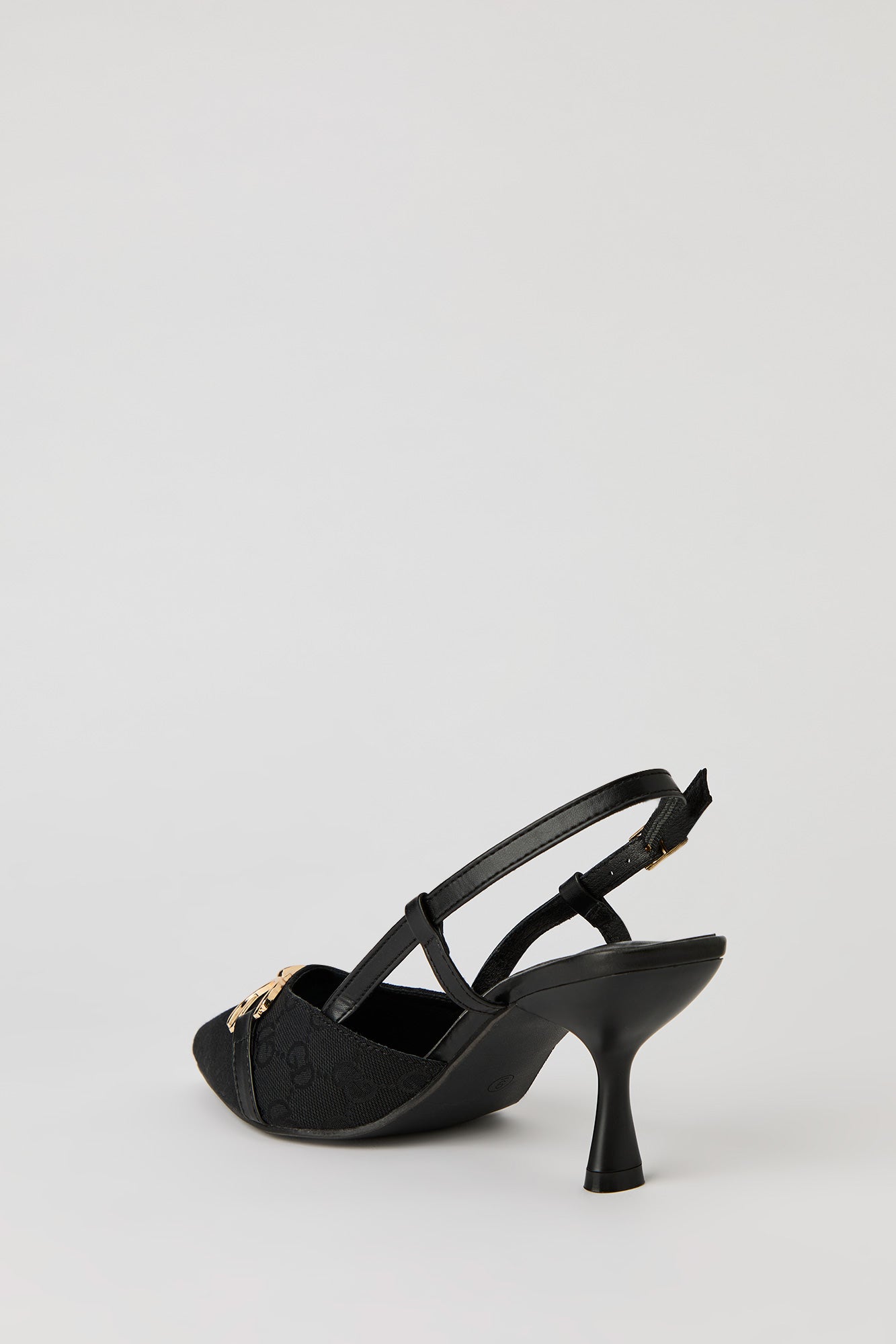 Status Print Pointy Kitten Heel