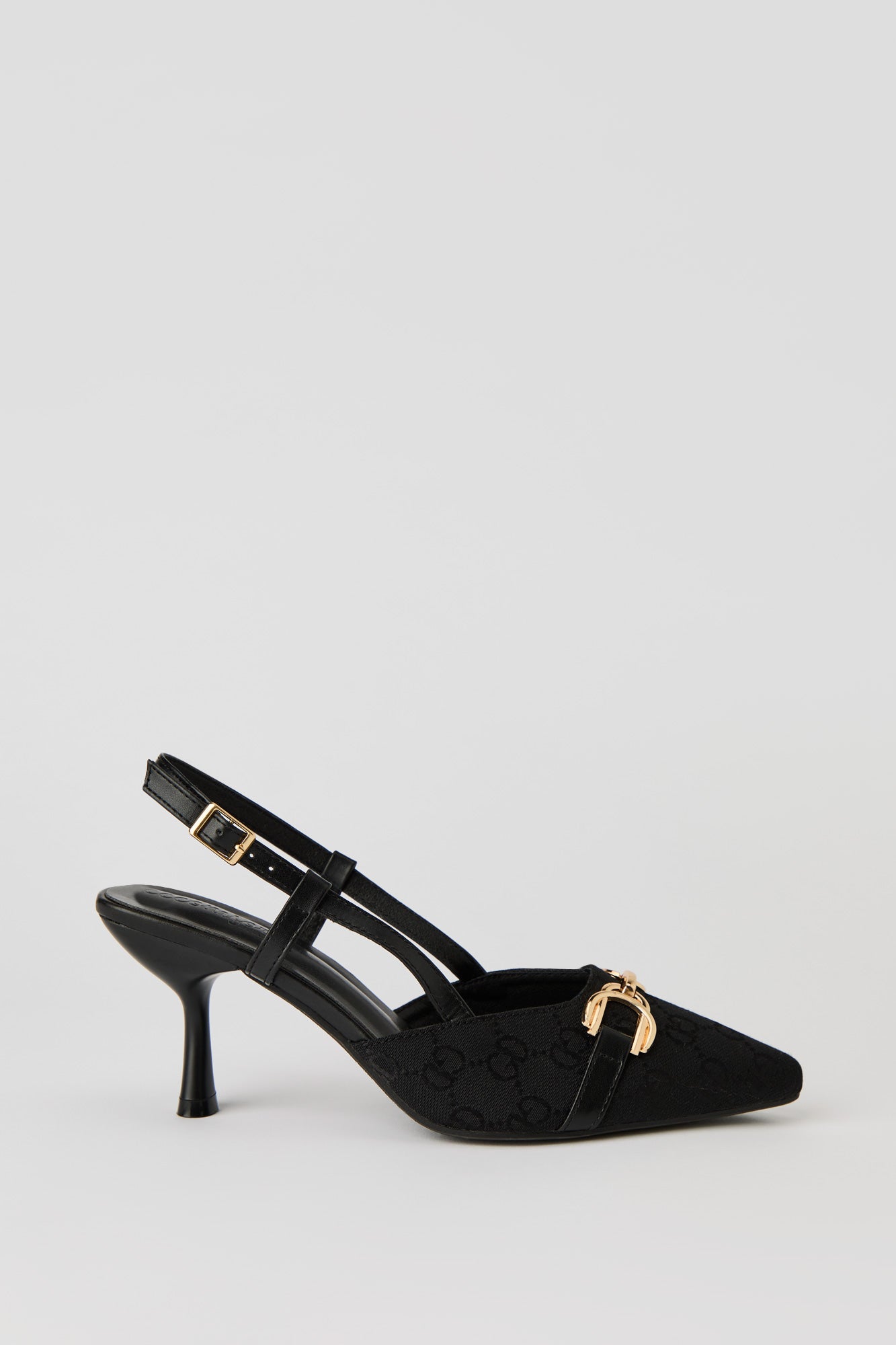 Status Print Pointy Kitten Heel