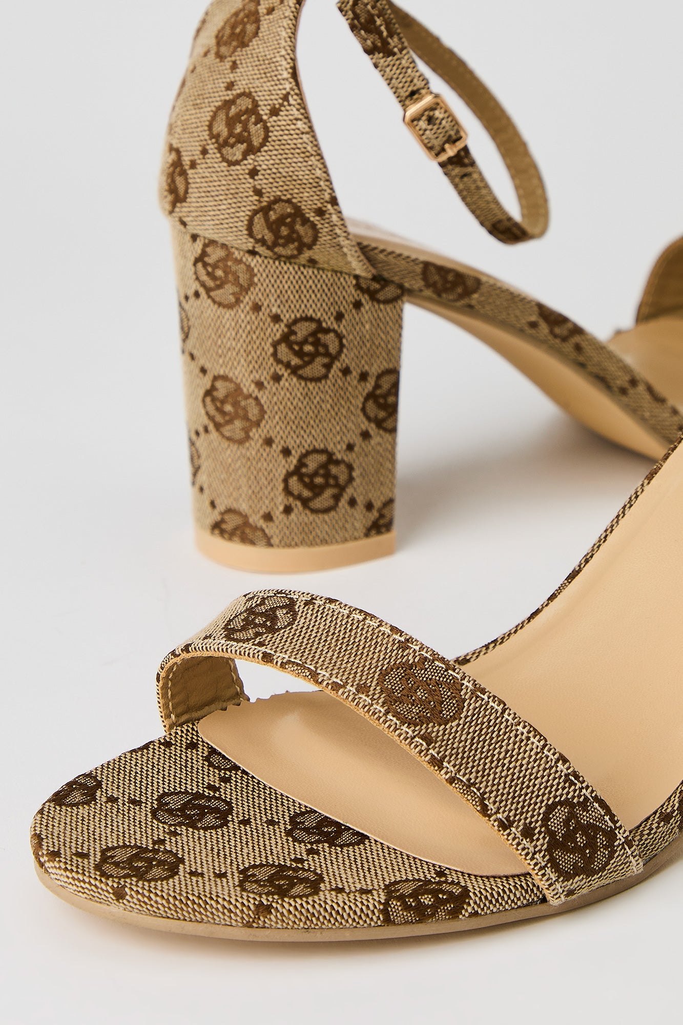 Banded Block Heel