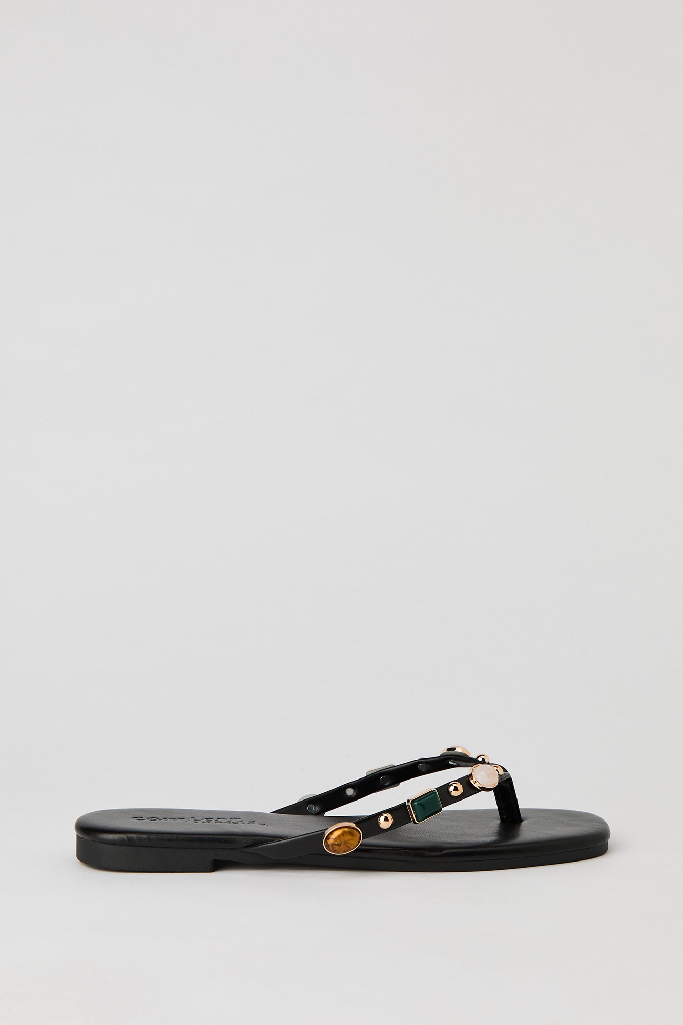 Stone Bead Thong Sandal