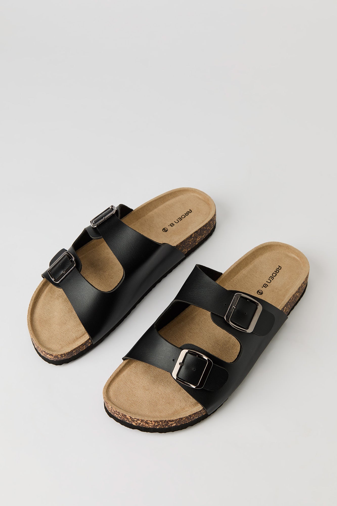 Double Buckle Cork Sandal