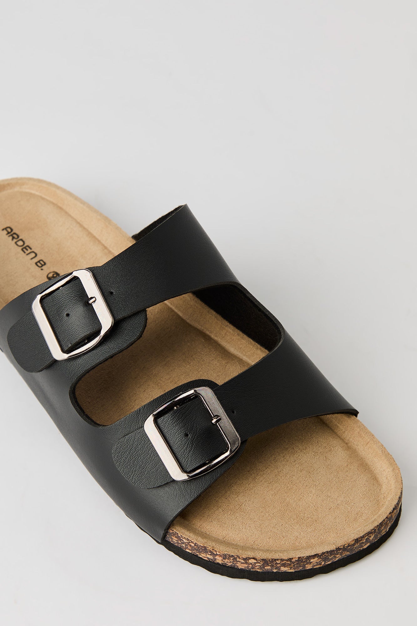 Double Buckle Cork Sandal