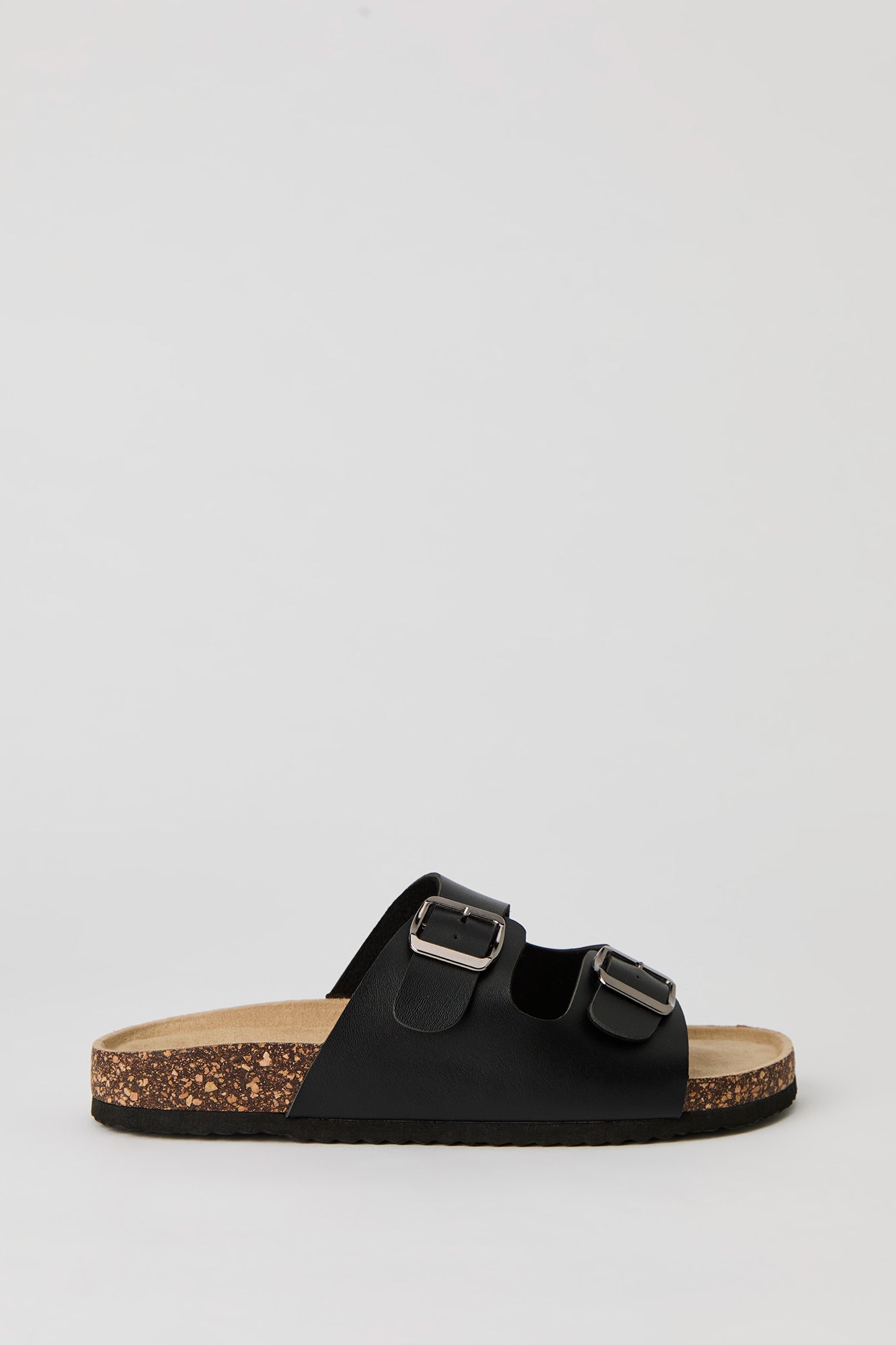 Double Buckle Cork Sandal