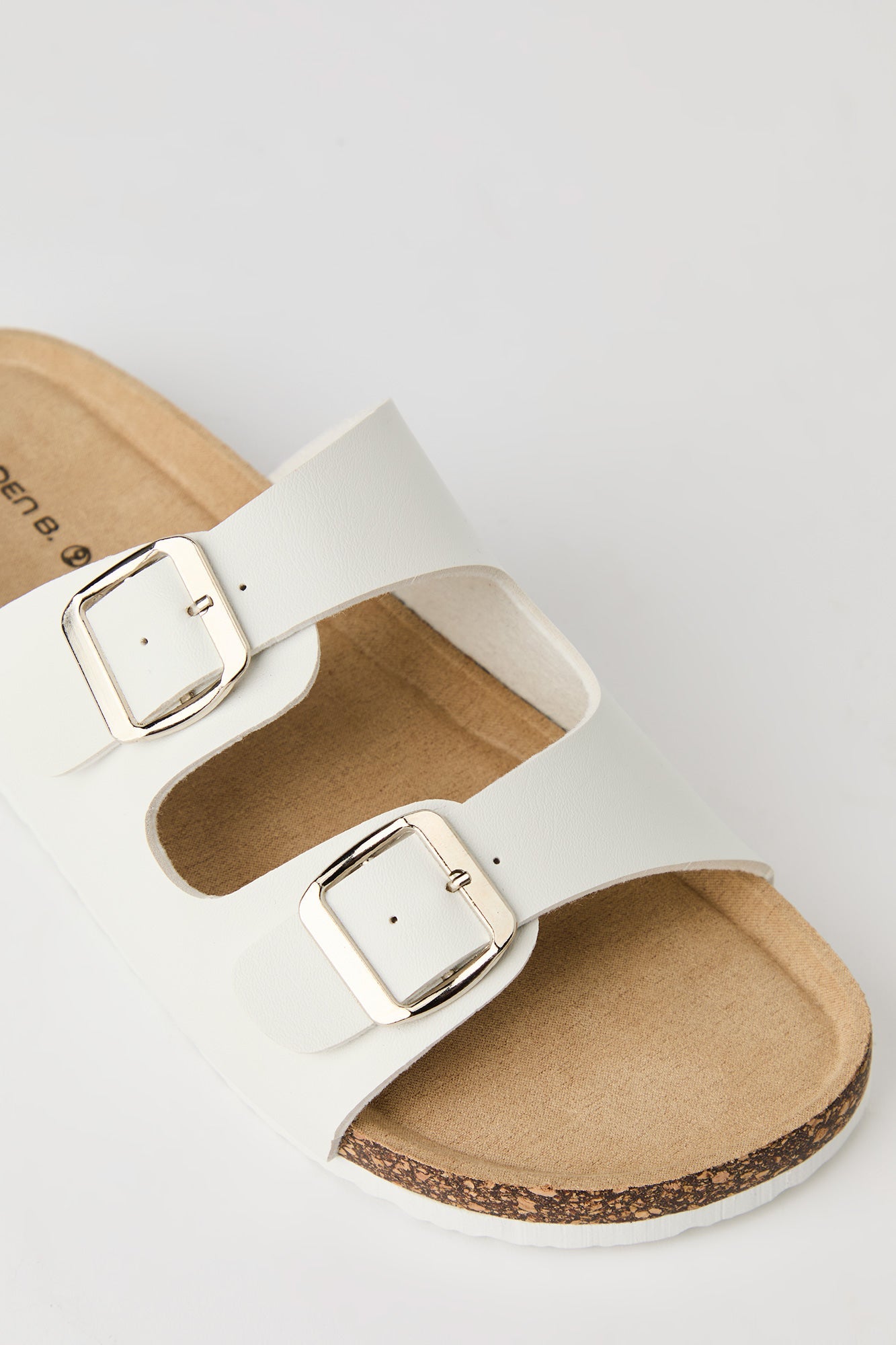 Double Buckle Cork Sandal