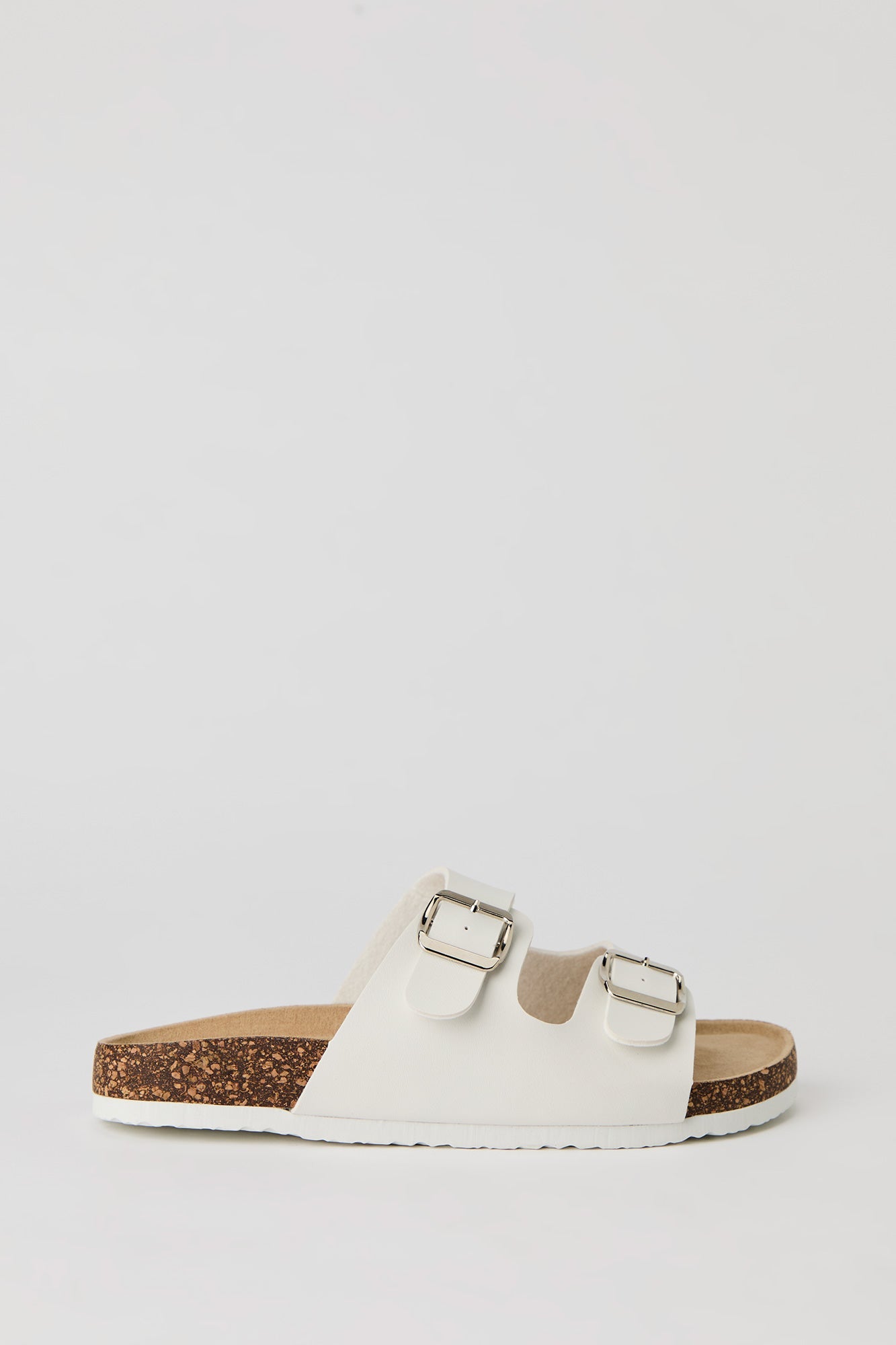 Double Buckle Cork Sandal