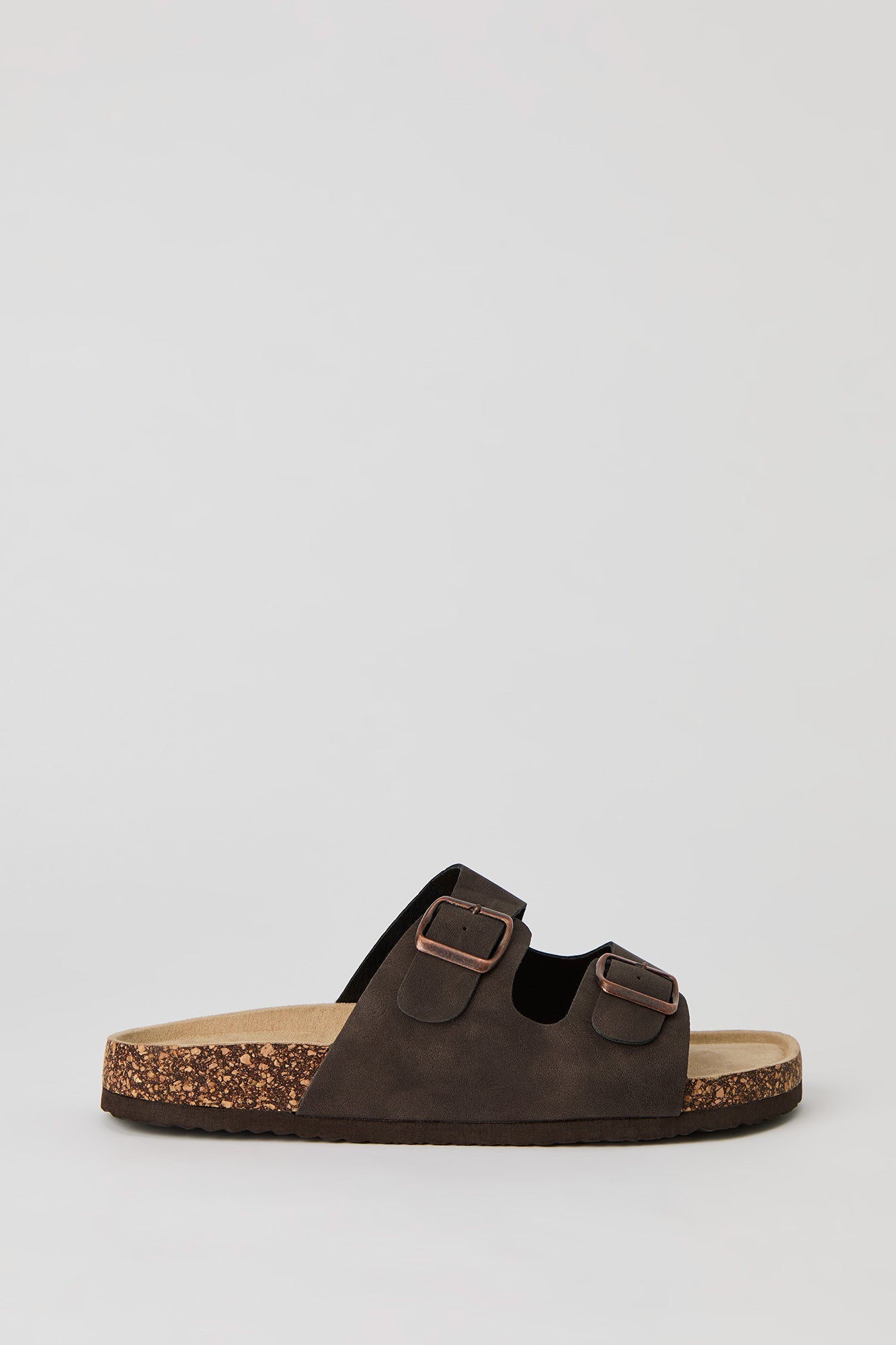 Double Buckle Cork Sandal