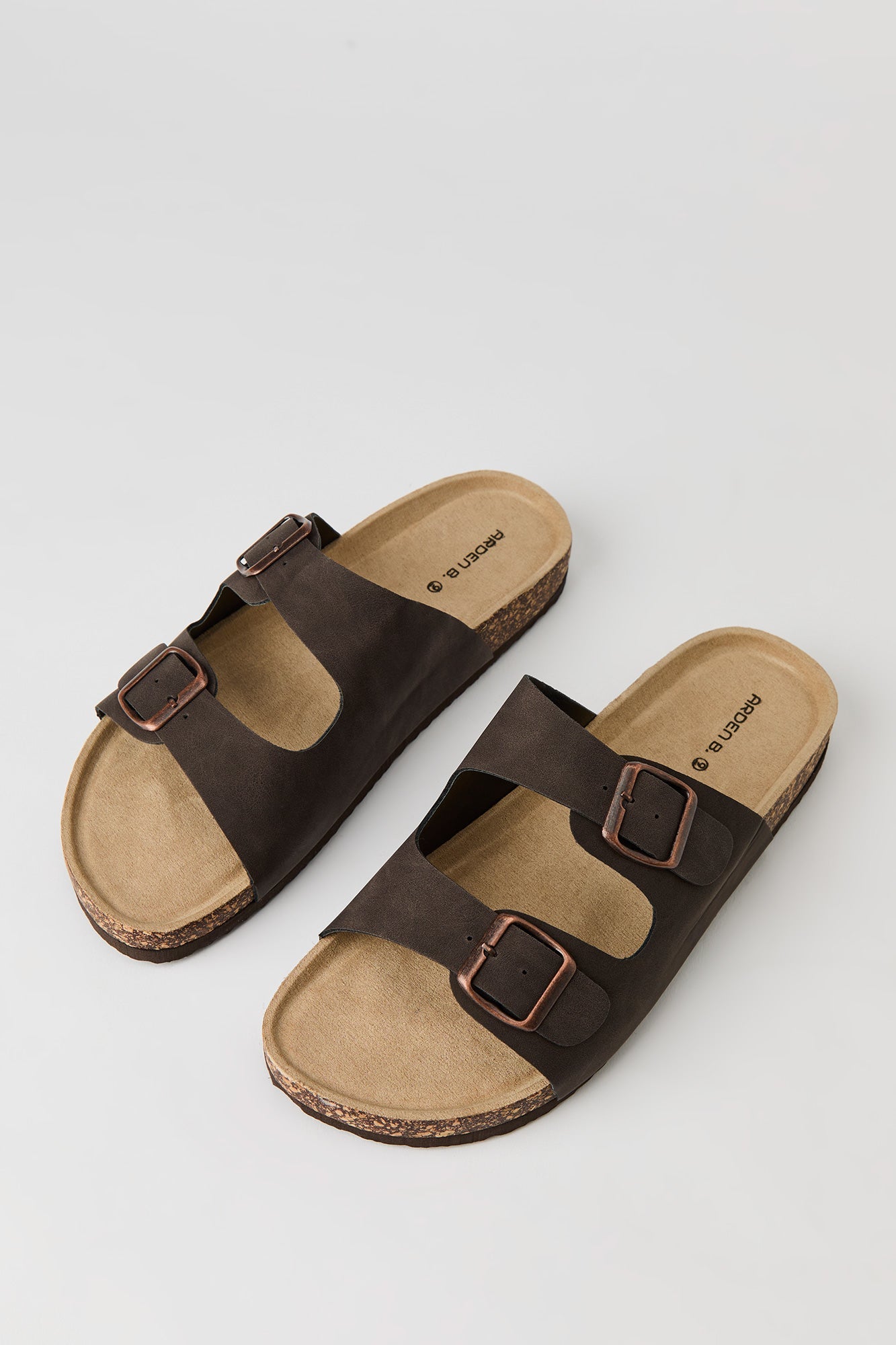Double Buckle Cork Sandal