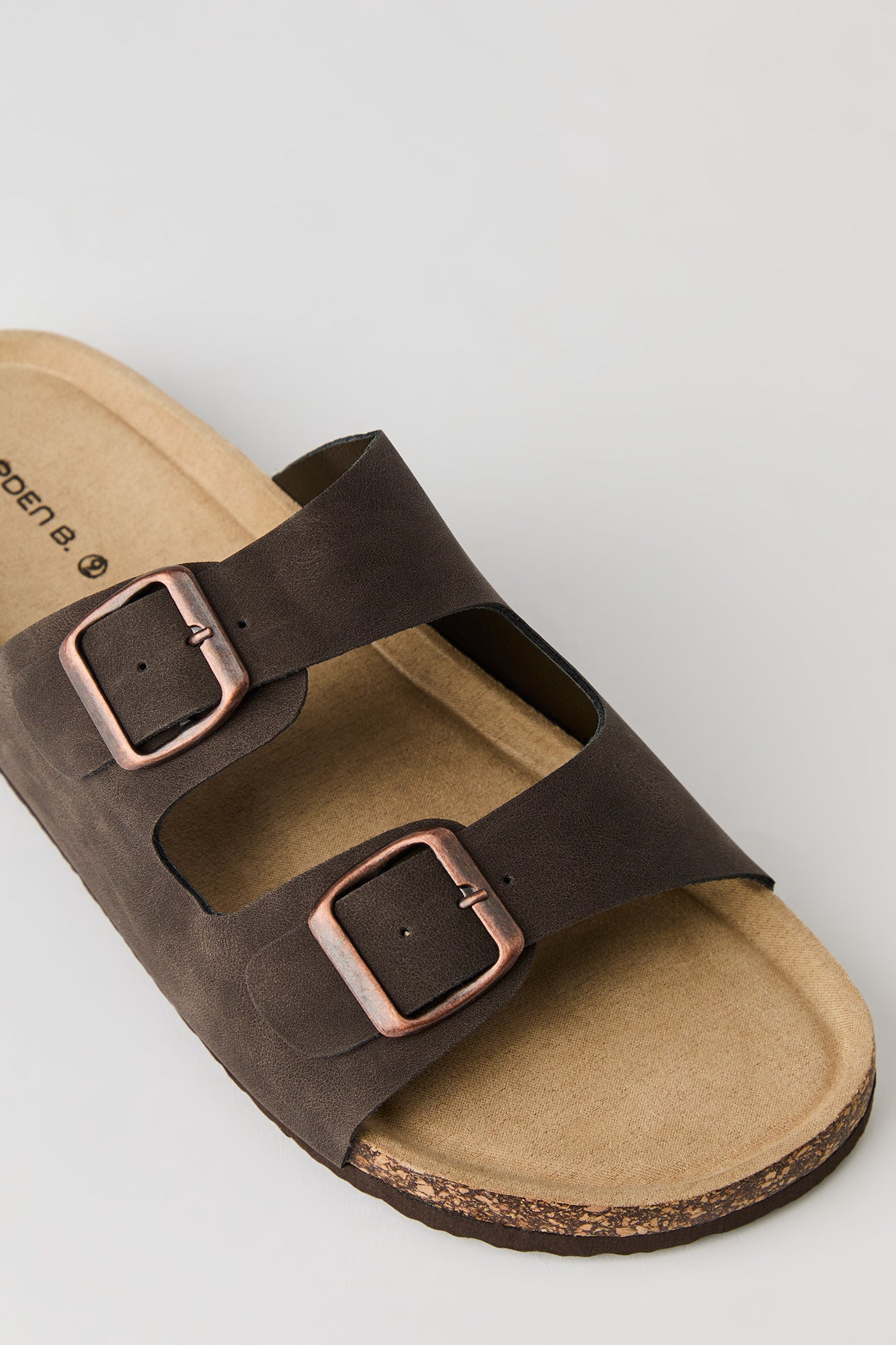 Double Buckle Cork Sandal