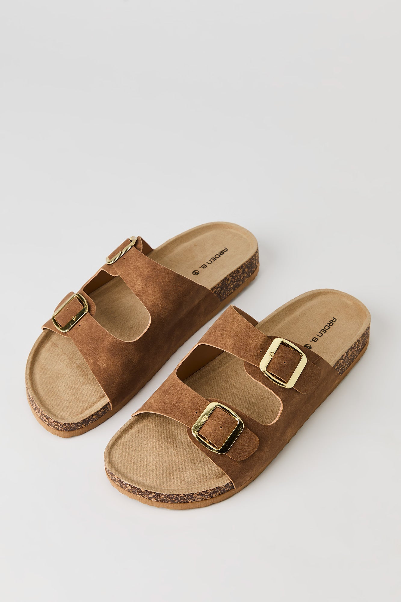 Double Buckle Cork Sandal