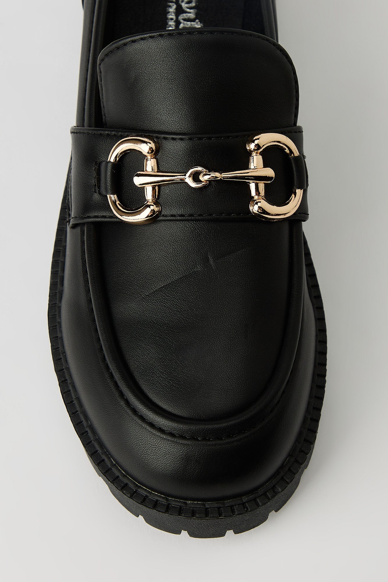 Gold Buckle Loafer