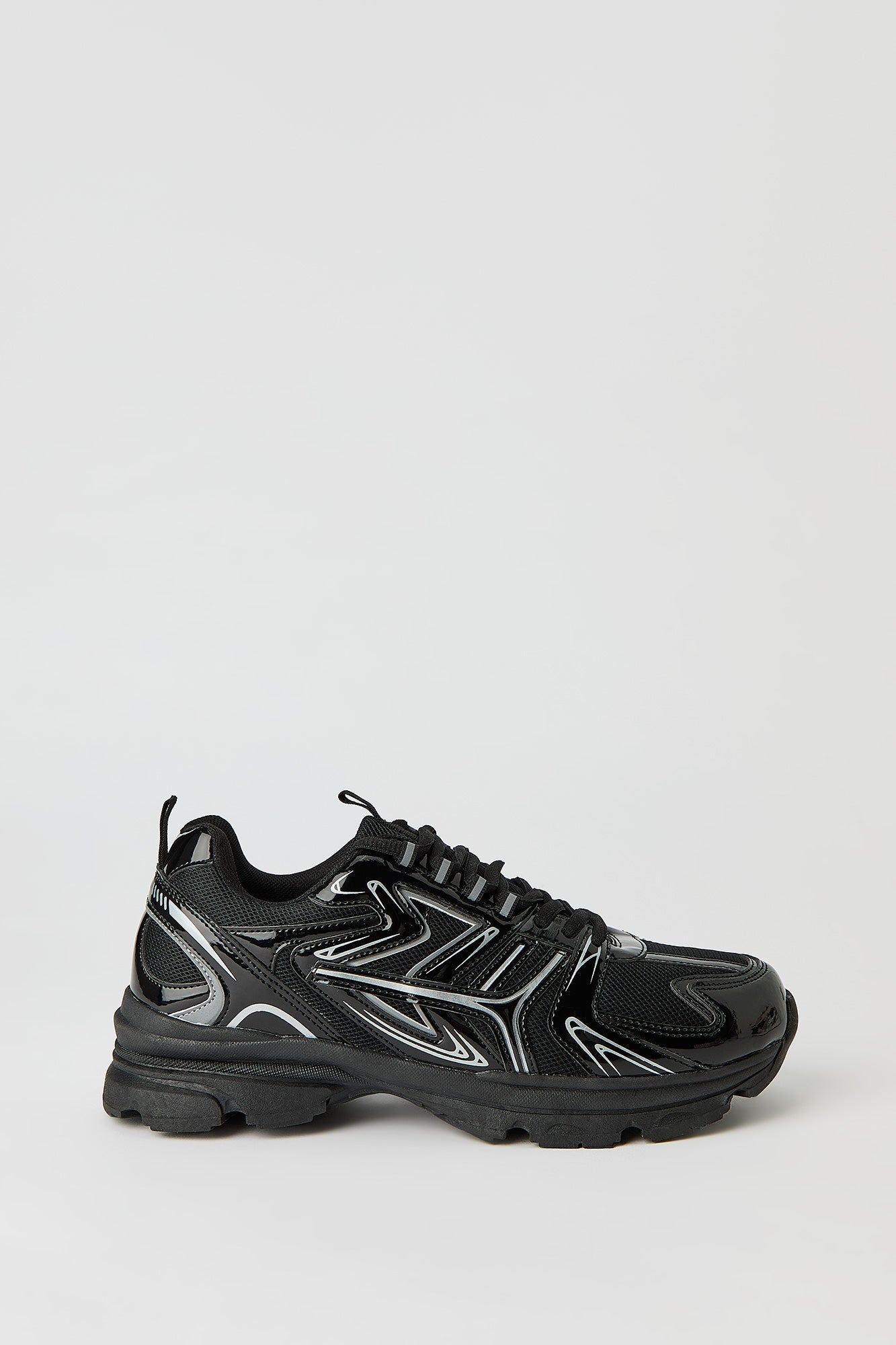 Metallic Trim Sneaker