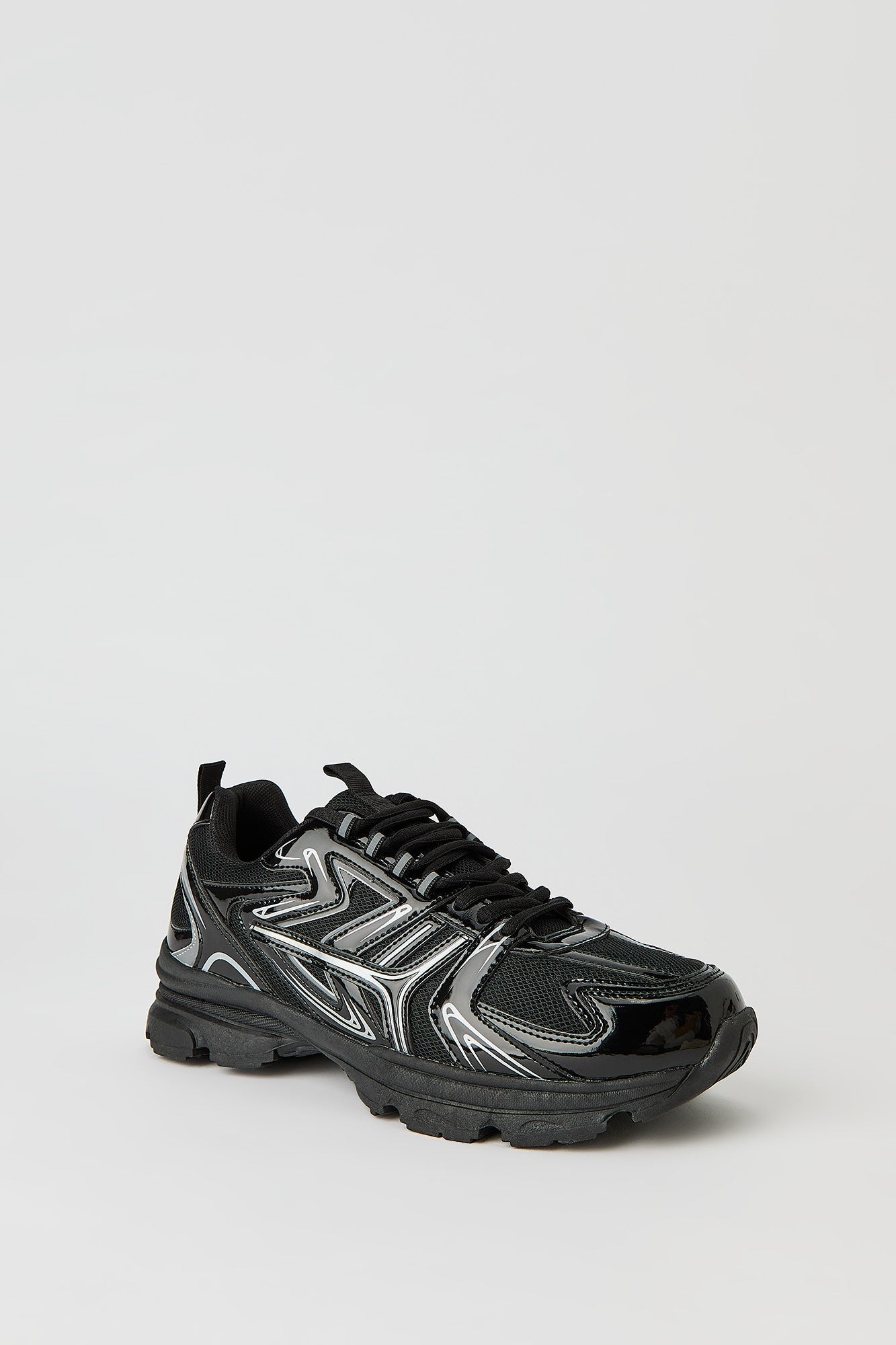 Metallic Trim Sneaker