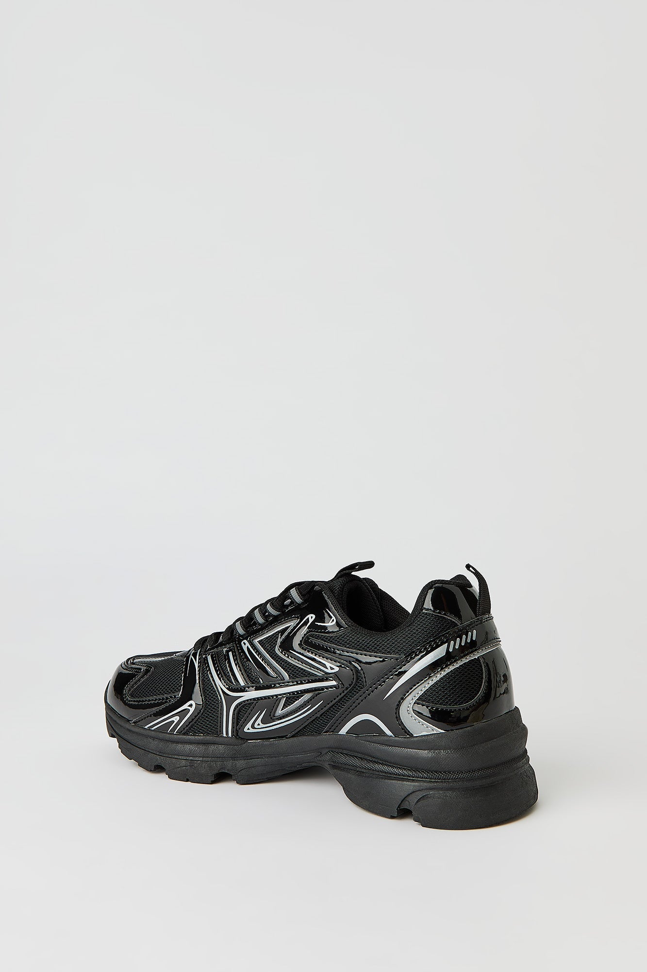 Metallic Trim Sneaker