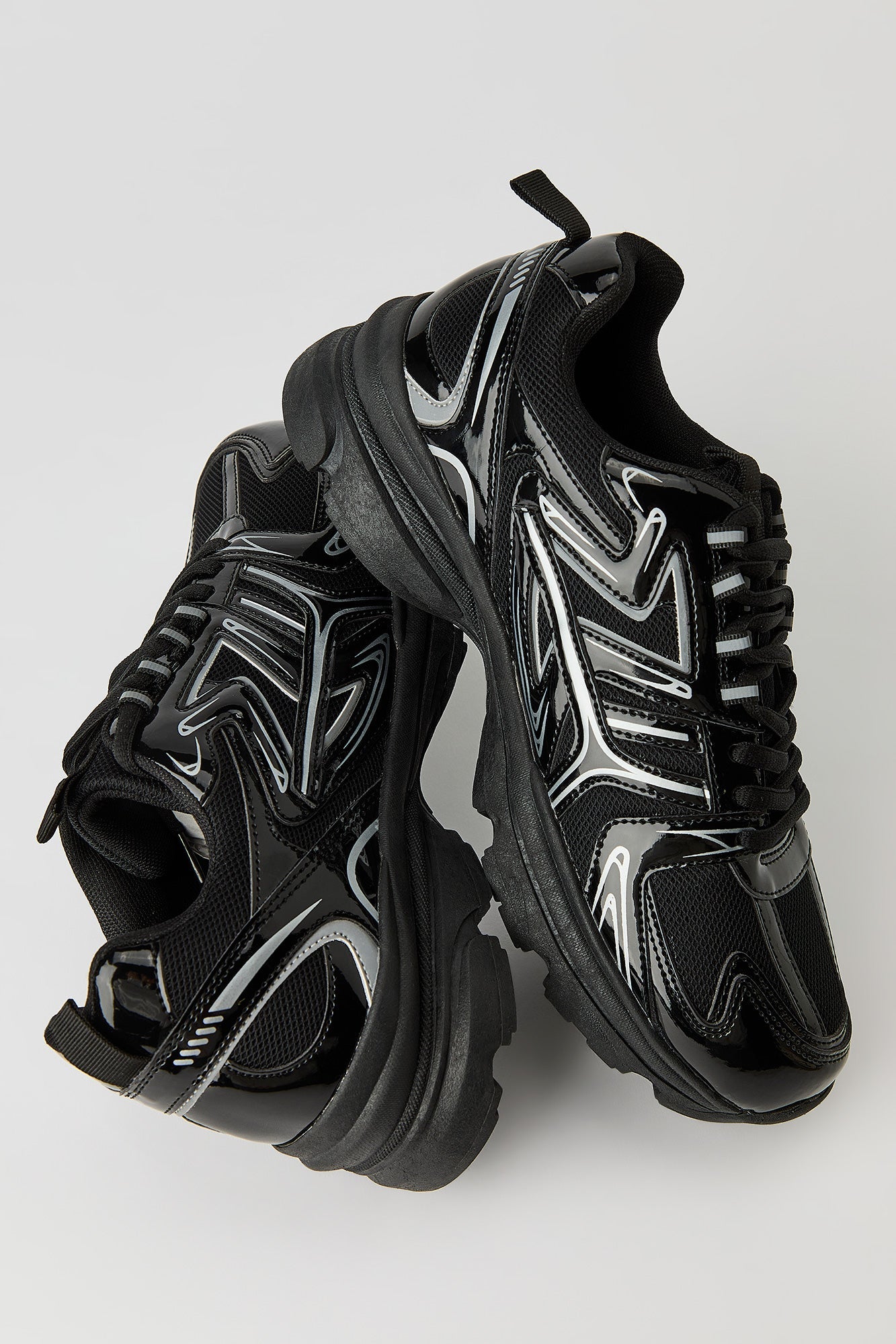 Metallic Trim Sneaker