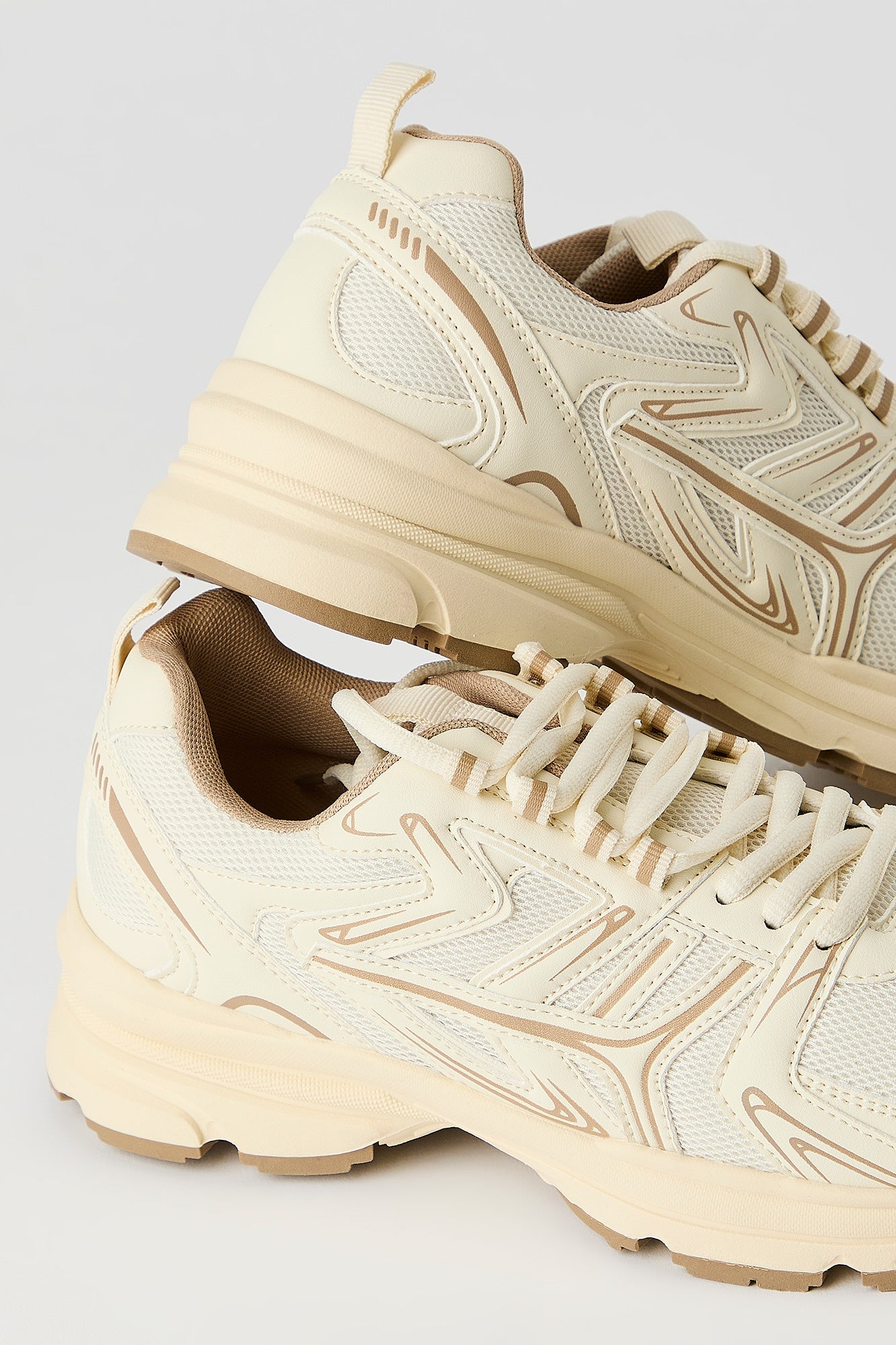 Metallic Trim Sneaker