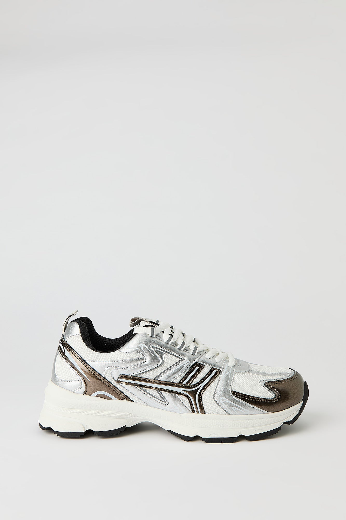 Metallic Trim Sneaker
