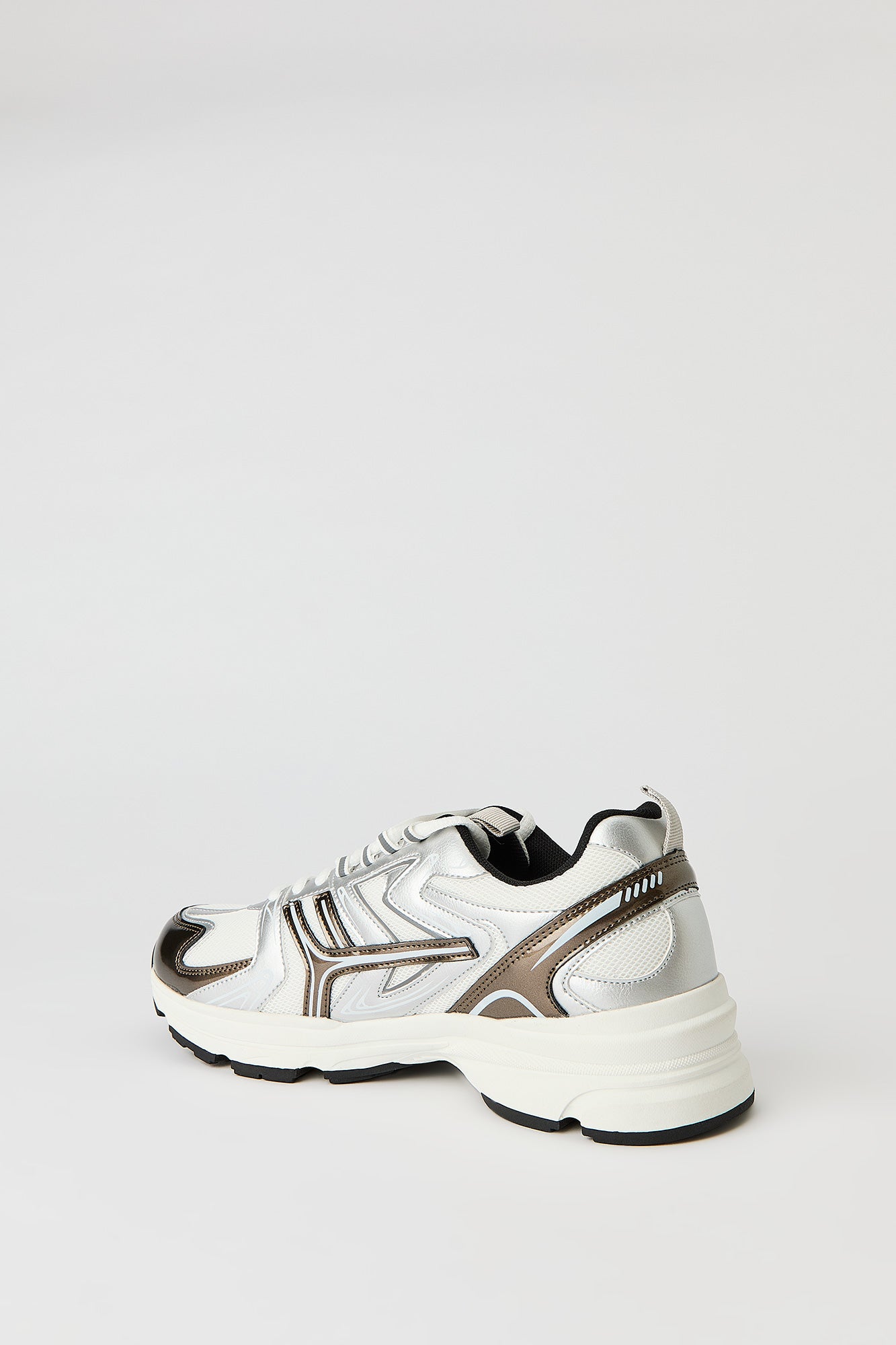 Metallic Trim Sneaker
