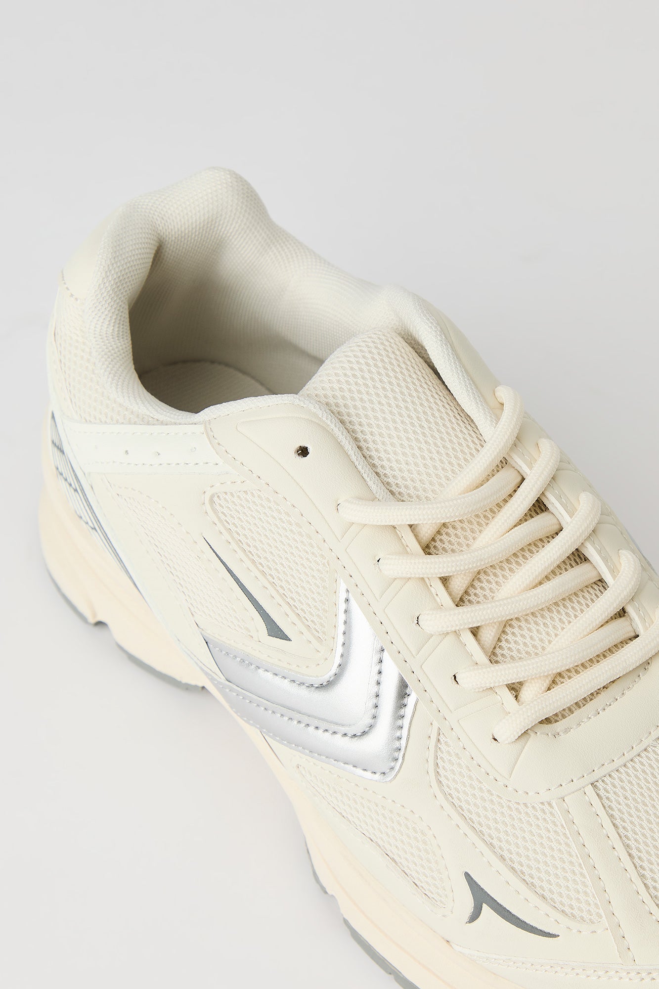 Metallic Mesh Sneaker