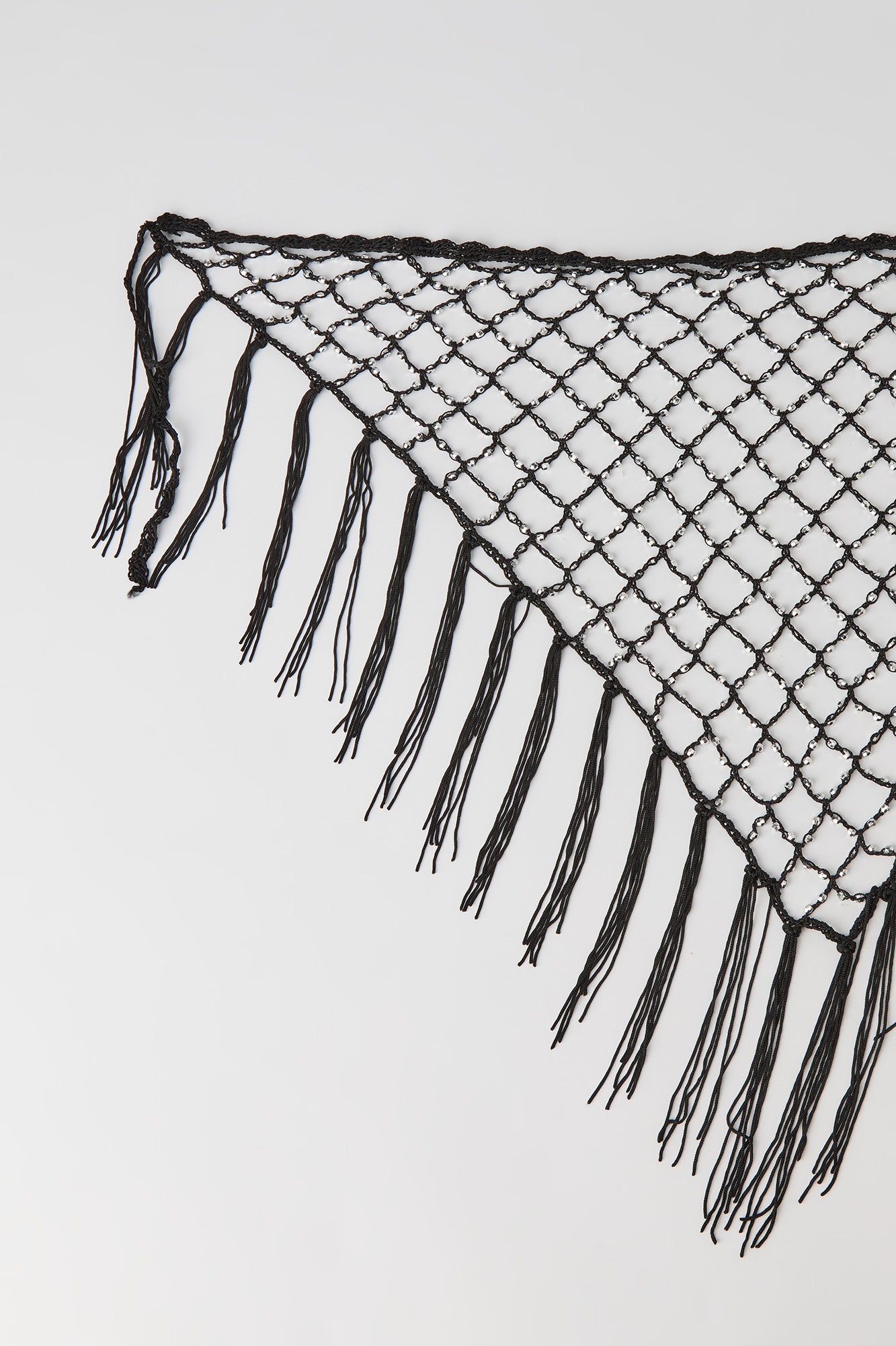Fishnet Triangle Scarf