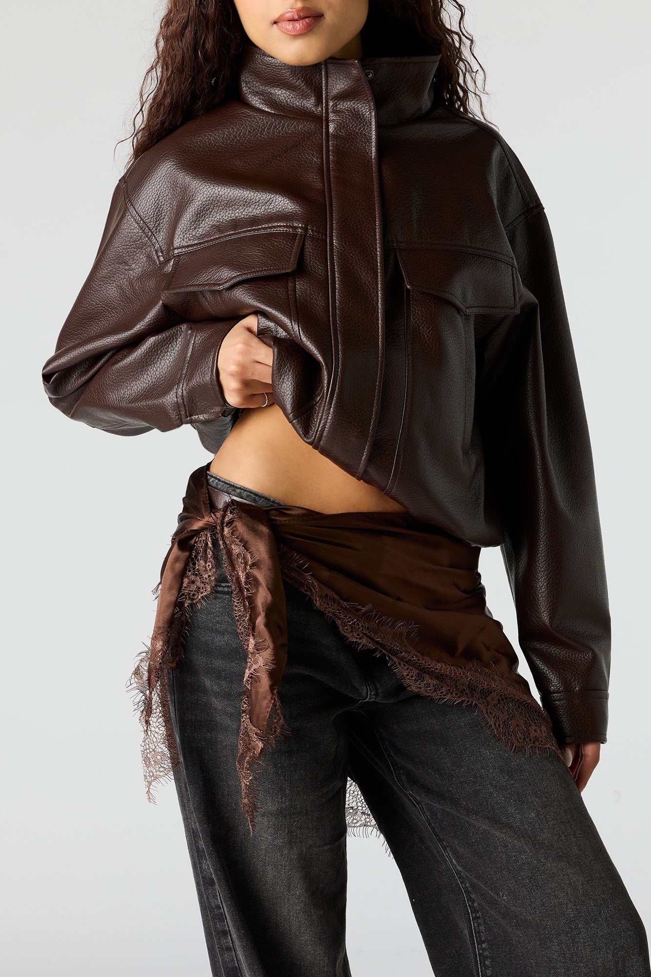 Satin Triangle Scarf