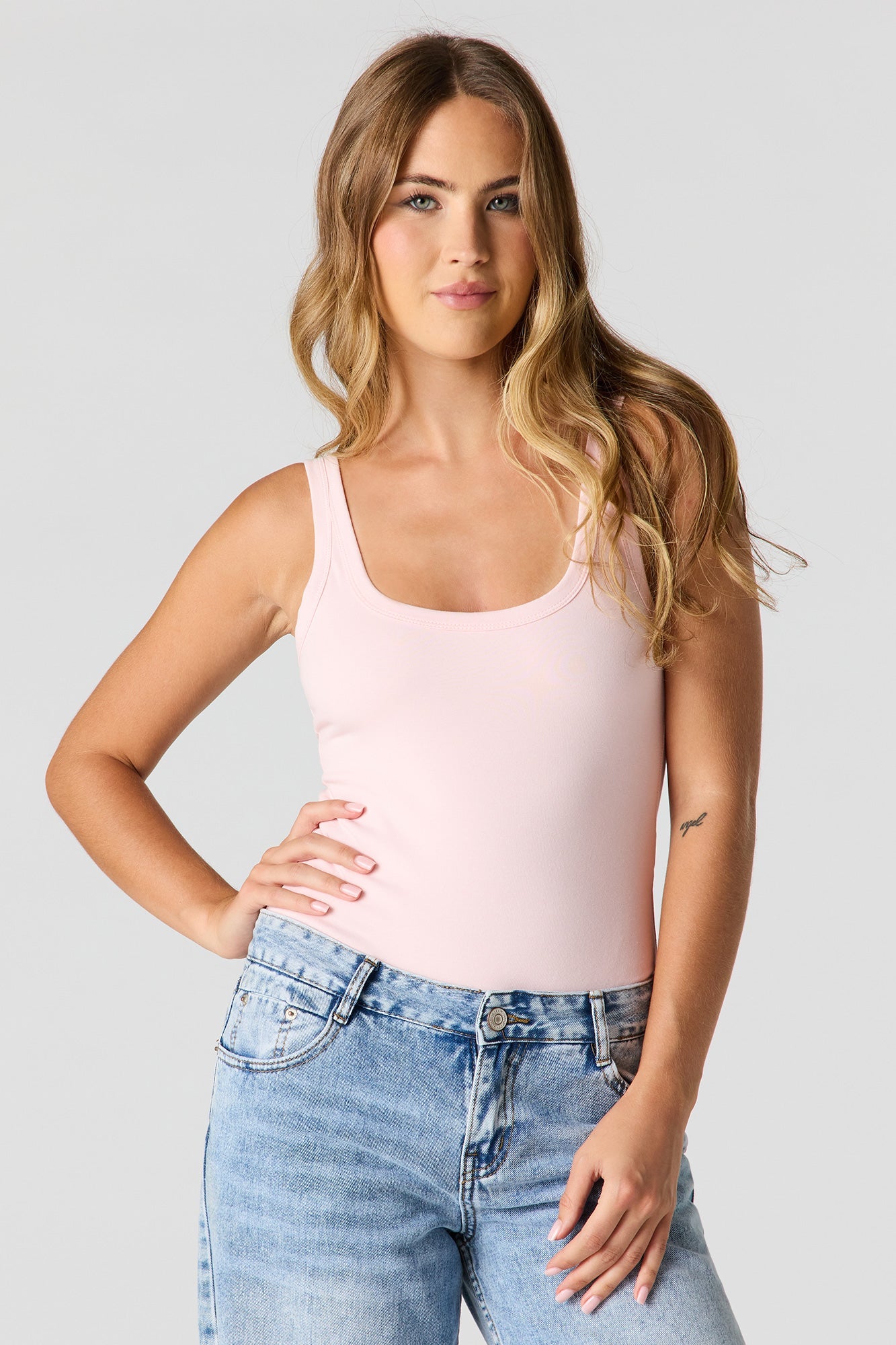 Soft Contour Scoop Neck Bodysuit