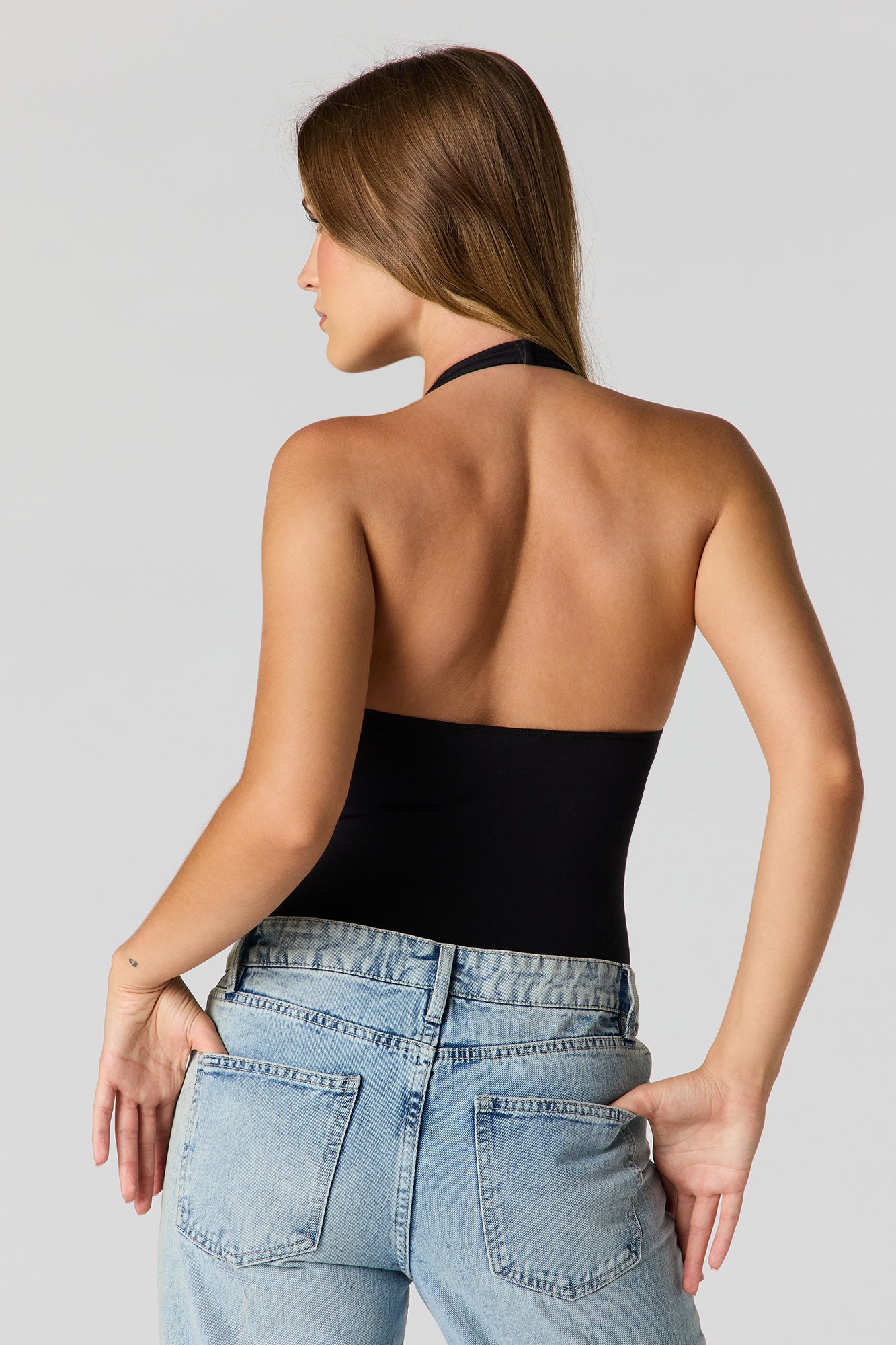 Soft Contour Halter Bodysuit