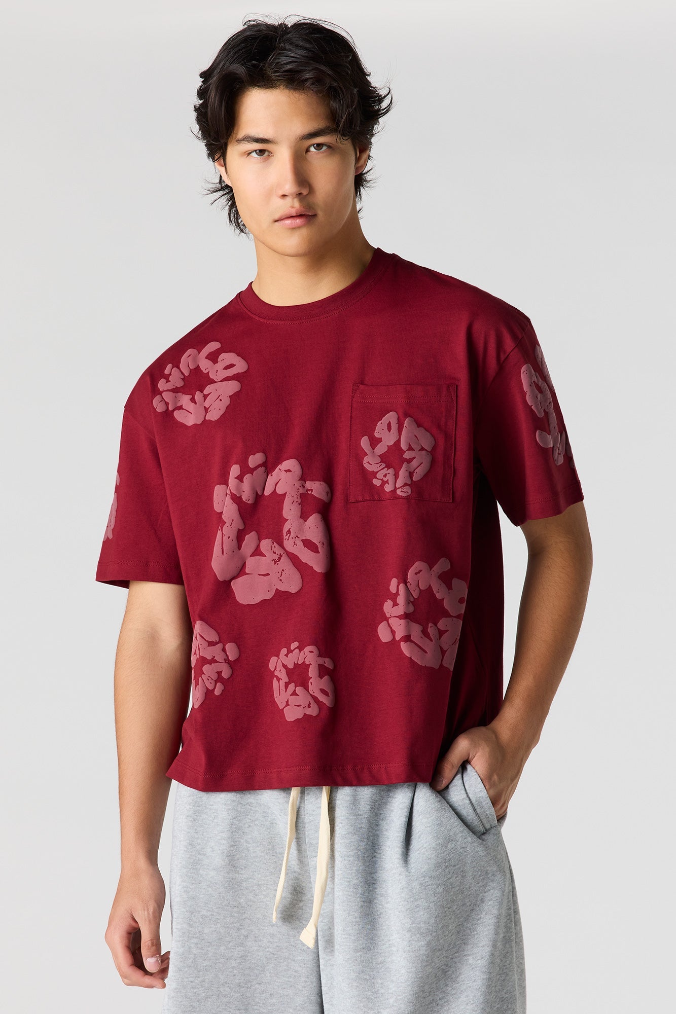 Boxy Graphic Top