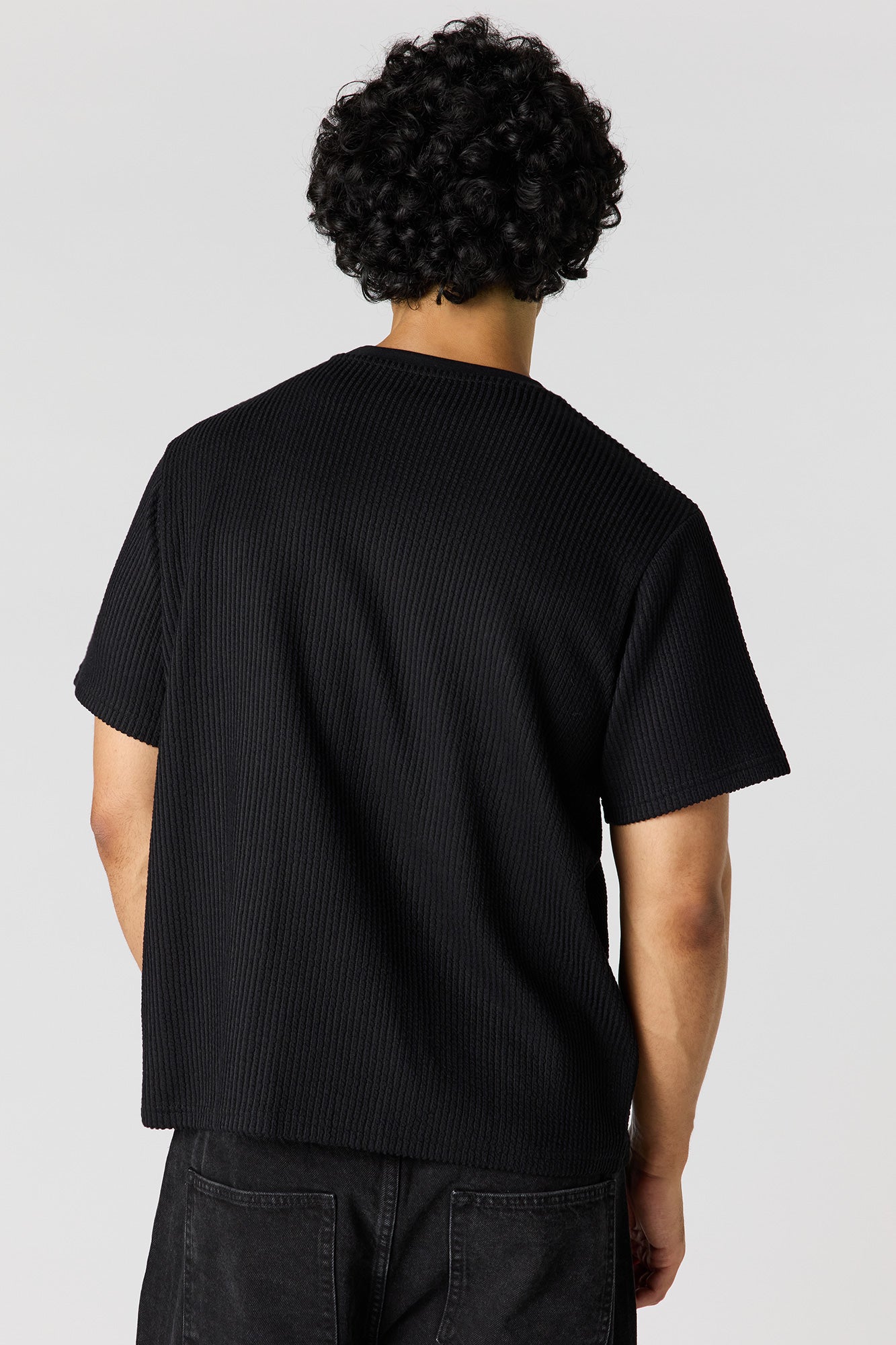 Textured Patch T-Shirt