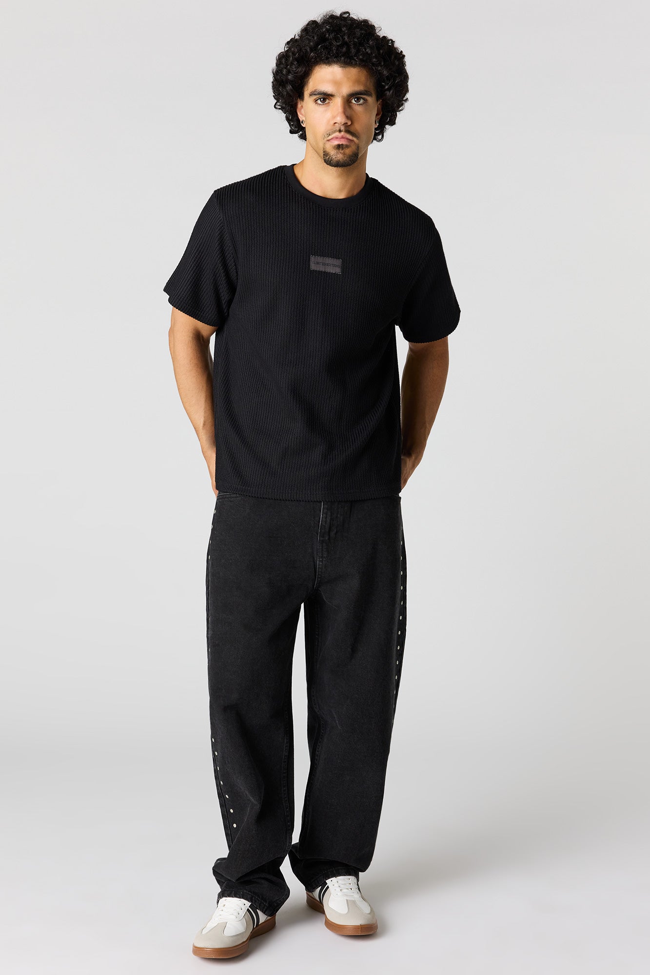 Textured Patch T-Shirt
