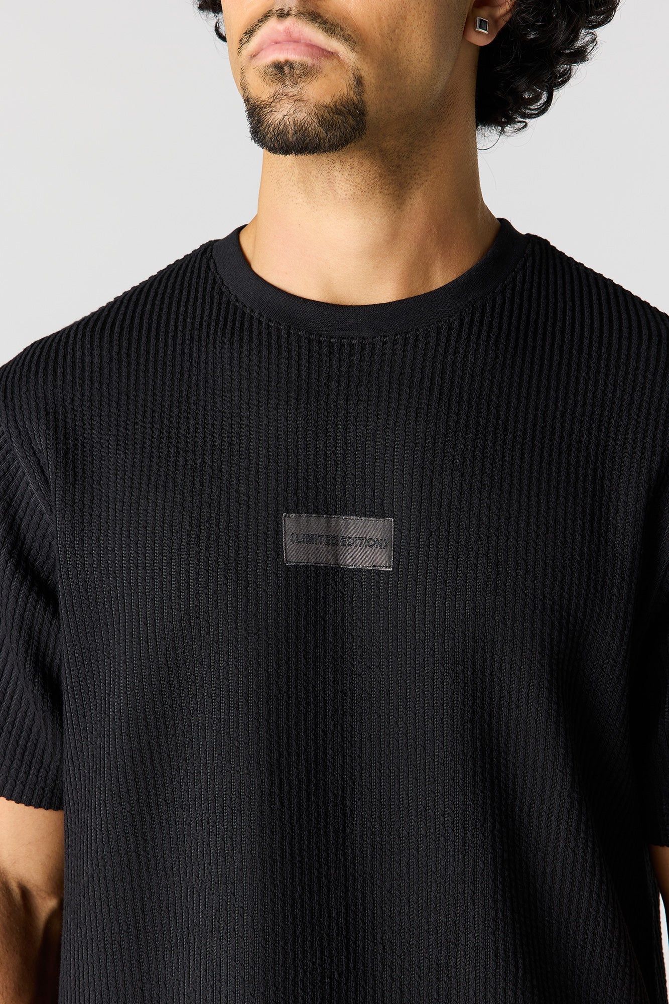 Textured Patch T-Shirt