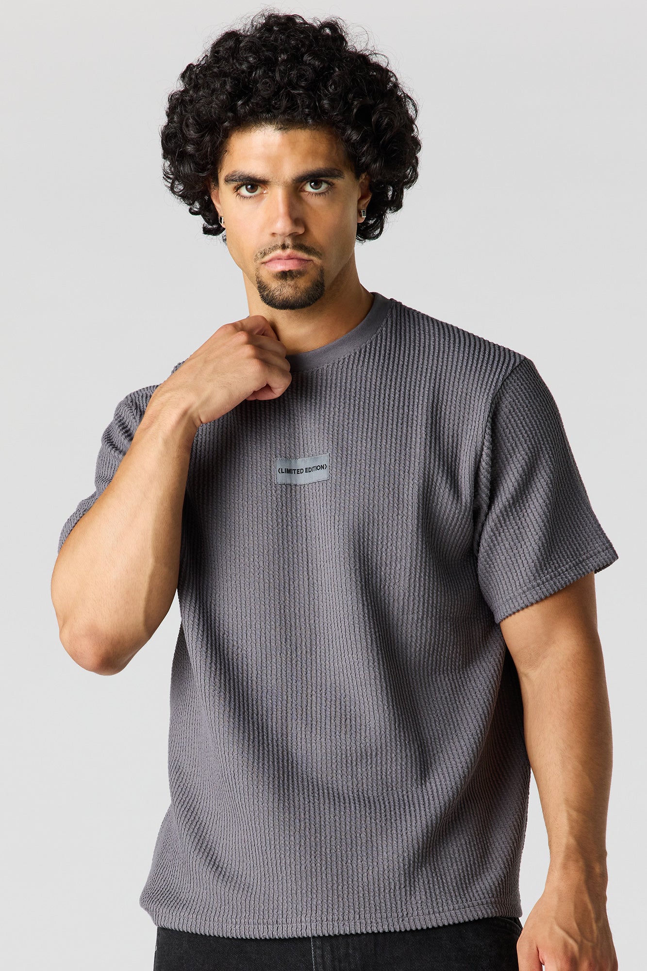 Textured Patch T-Shirt